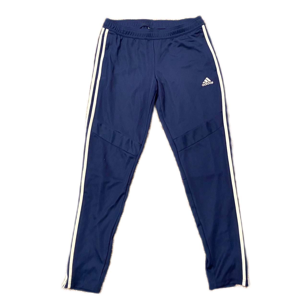 Blue Adidas Joggers Tag got ripped off but probably... - Depop