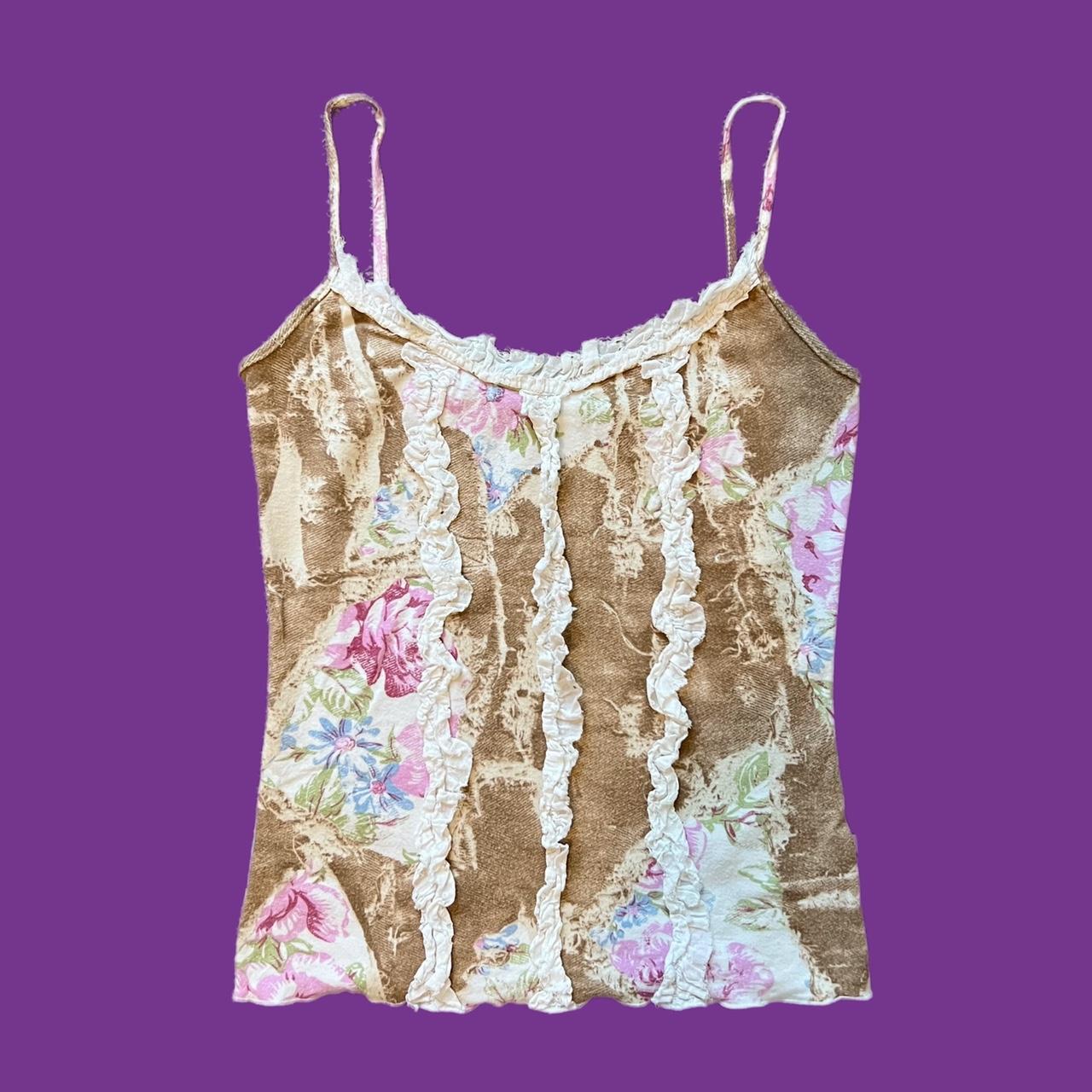 Product Image 2 - y2k fairycore floral tank 

🧚‍♀️about