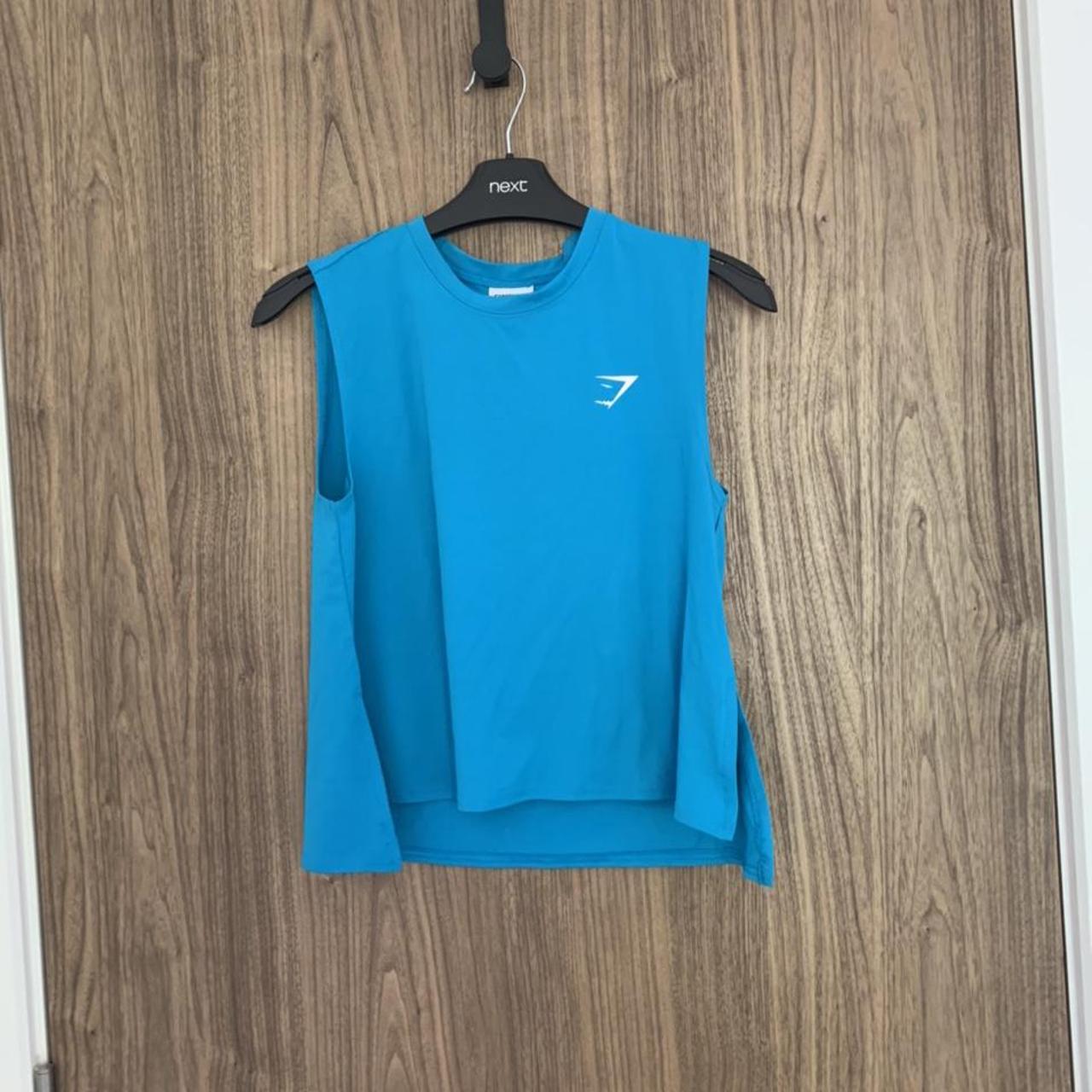 Blue gym shark tank Size Xs Brand new Didn’t send... - Depop