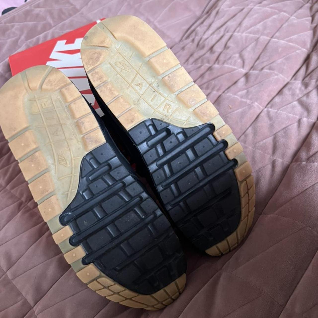 air max 1 trainers black black gum medium brown