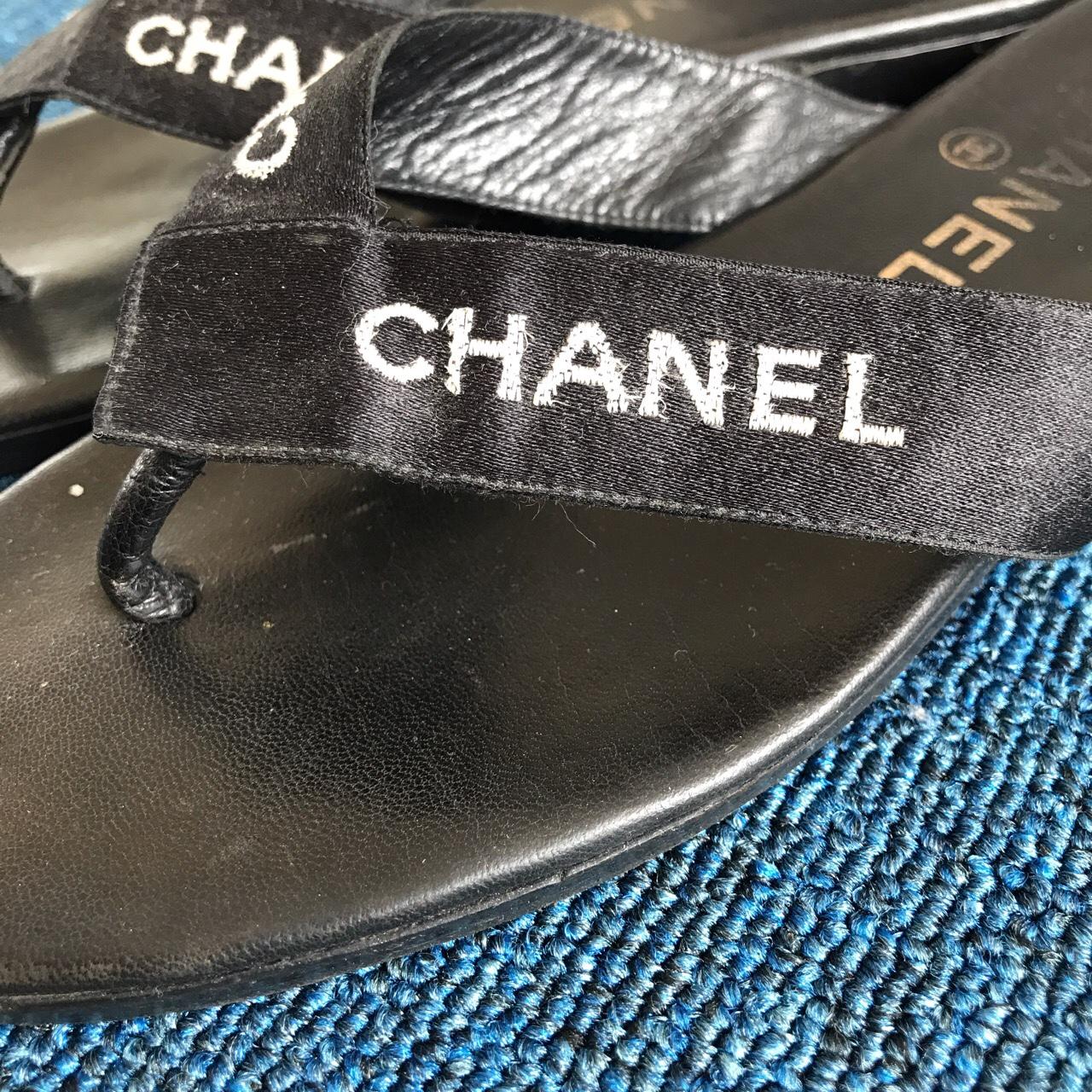 Chanel hot sale flip flop