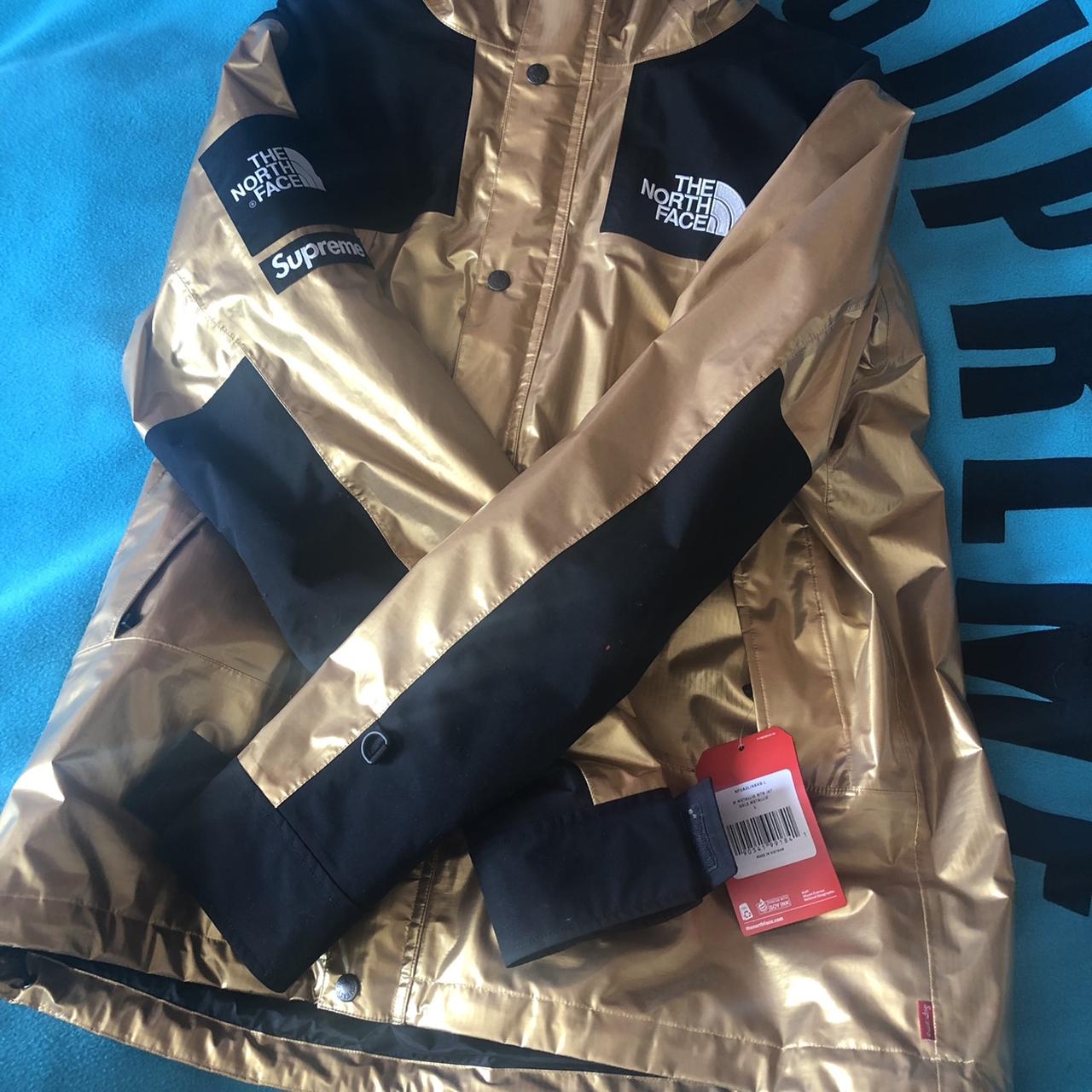 North face supreme clearance metallic