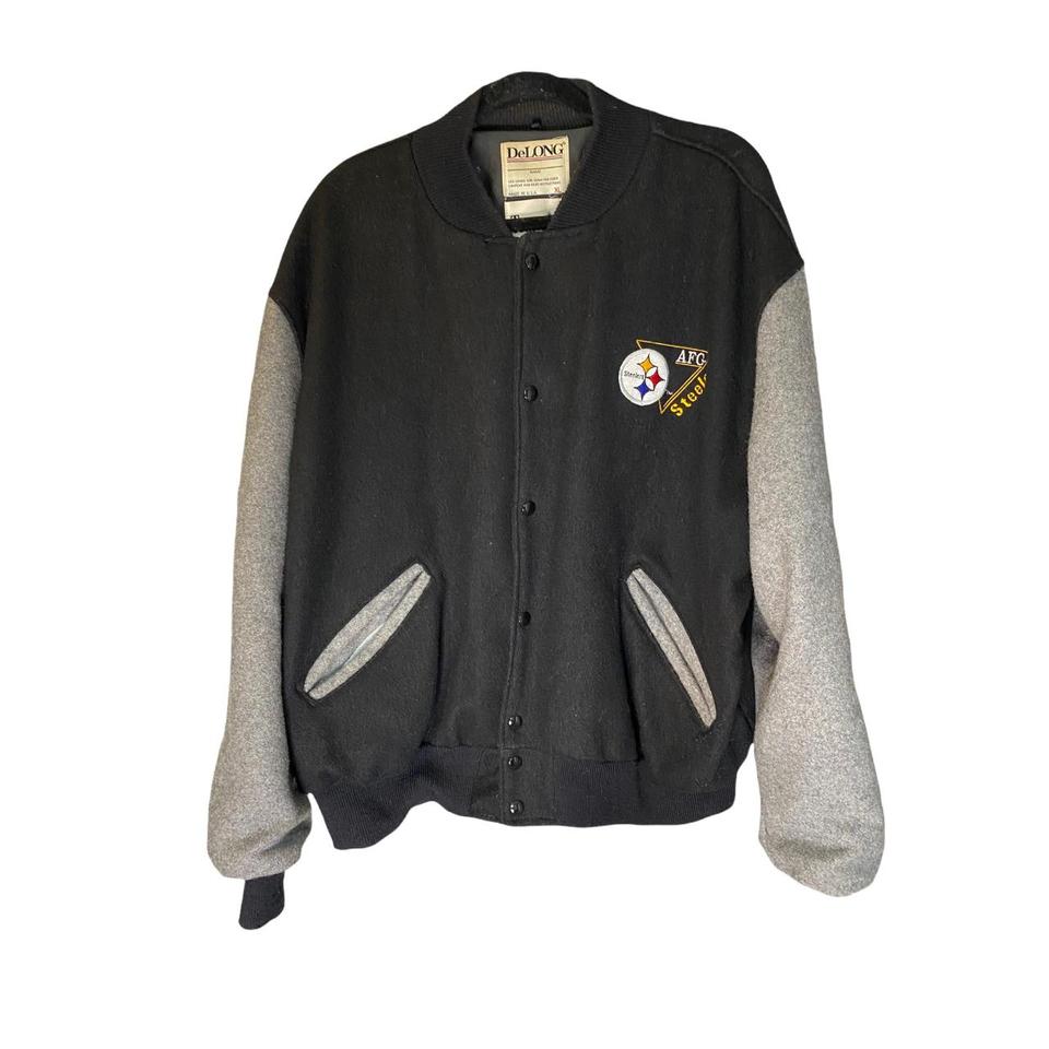 Men's Pittsburgh Steelers Varsity Jacket Size - Depop