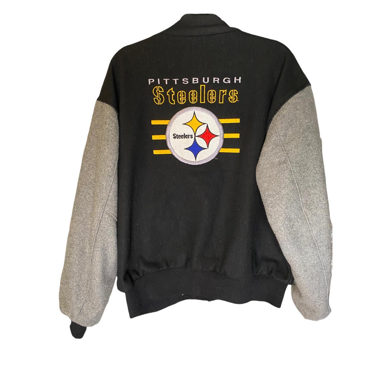 Men's Pittsburgh Steelers Varsity Jacket Size - Depop