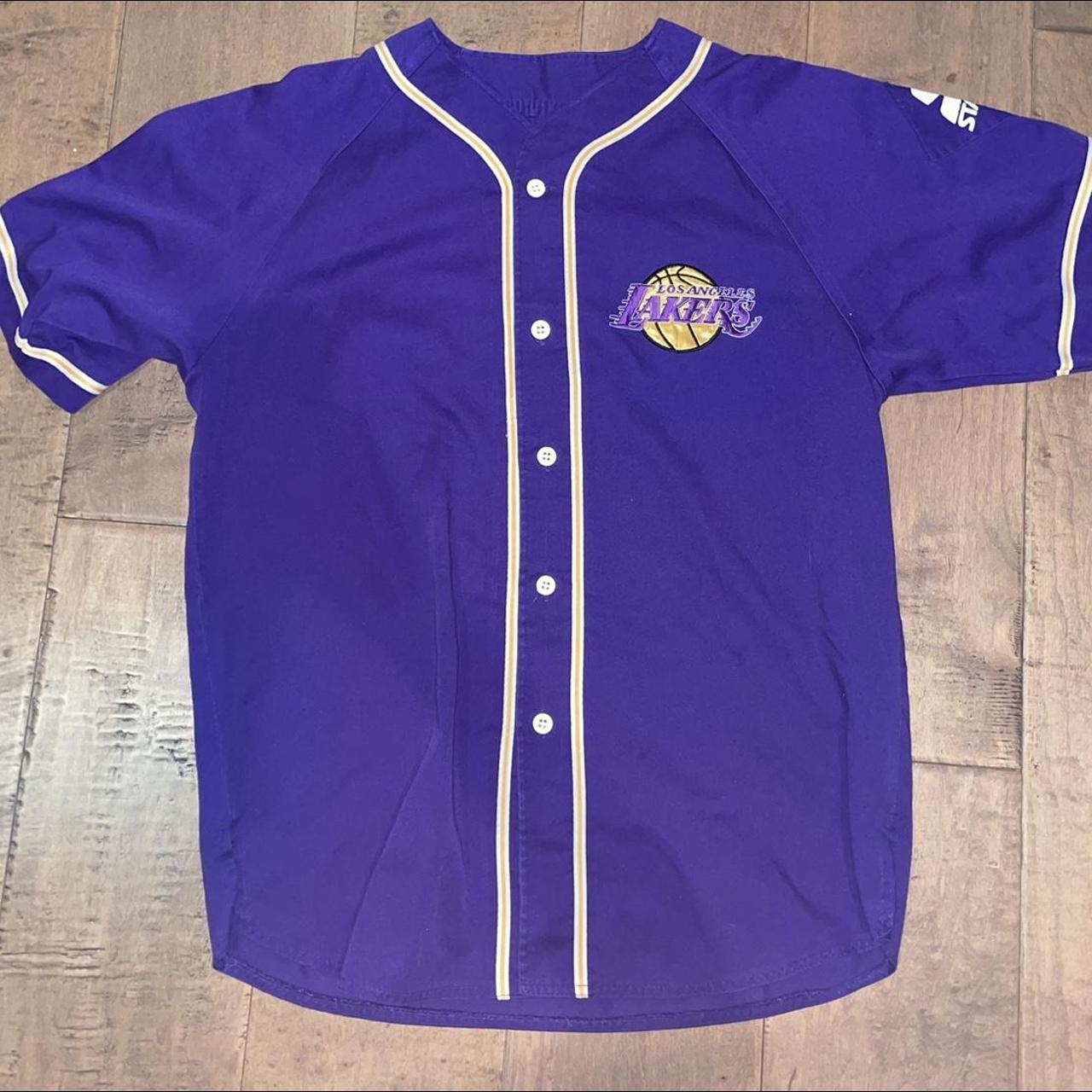 Vintage Los Angeles Lakers Jersey NBA Baseball Shirt Starter