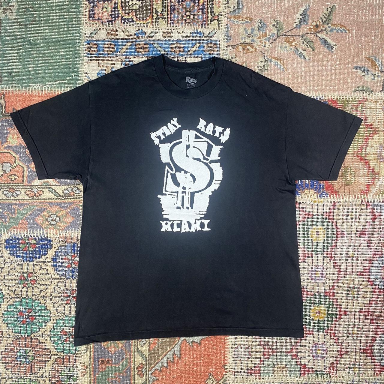 Stray Rats Miami cash money records Logo Tee really... - Depop