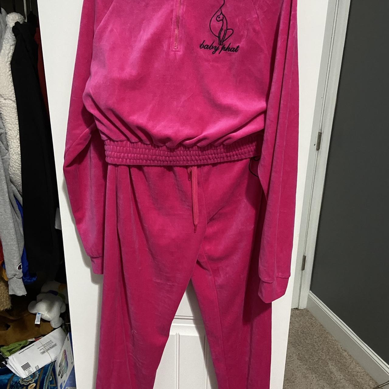 Pink baby cheap phat sweatsuit