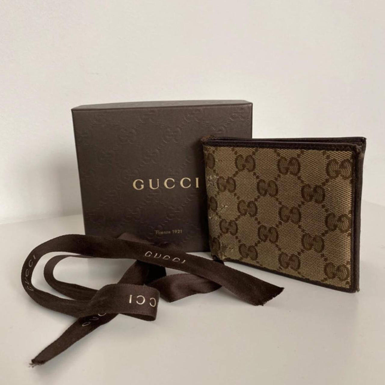 Mens Brown Leather Genuine Gucci Wallet. Much loved... Depop
