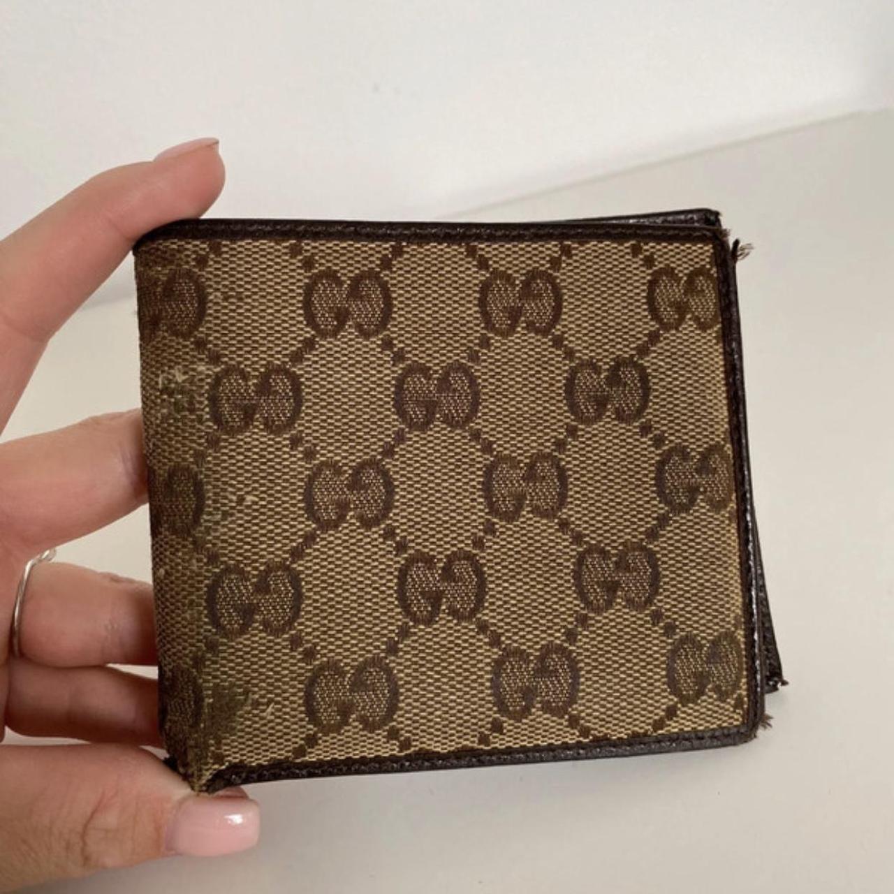 Mens Brown Leather Genuine Gucci Wallet. Much loved... Depop