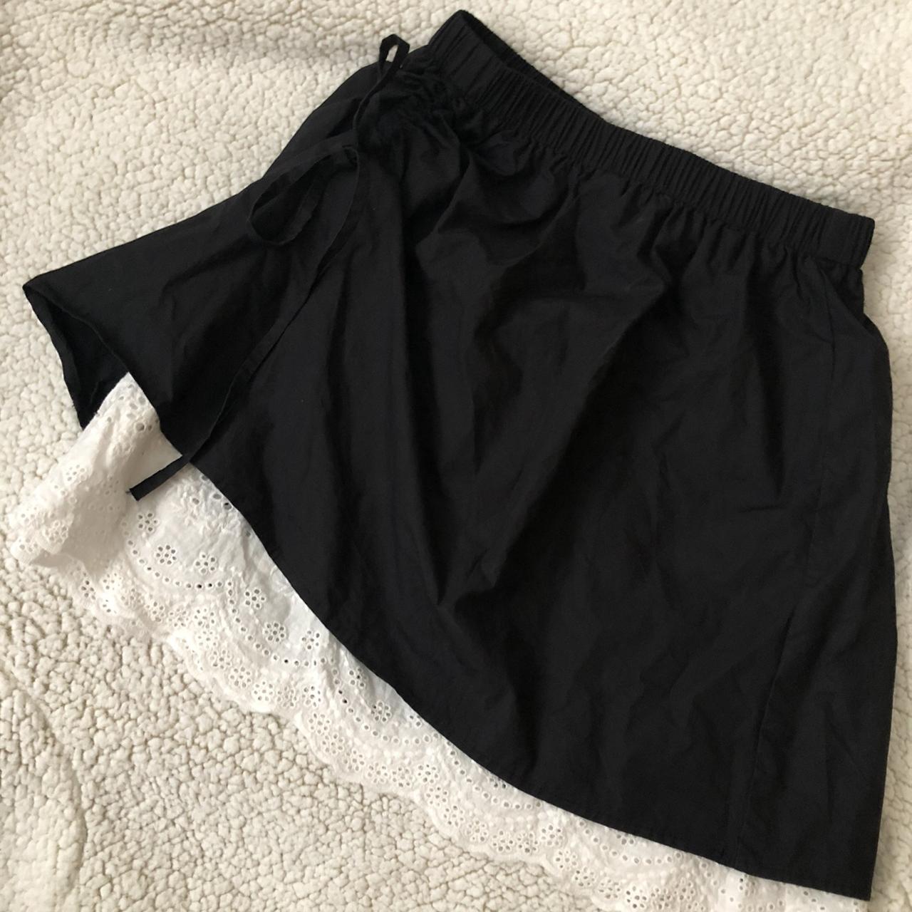 Stylenanda Women's Black and White Skirt (3)