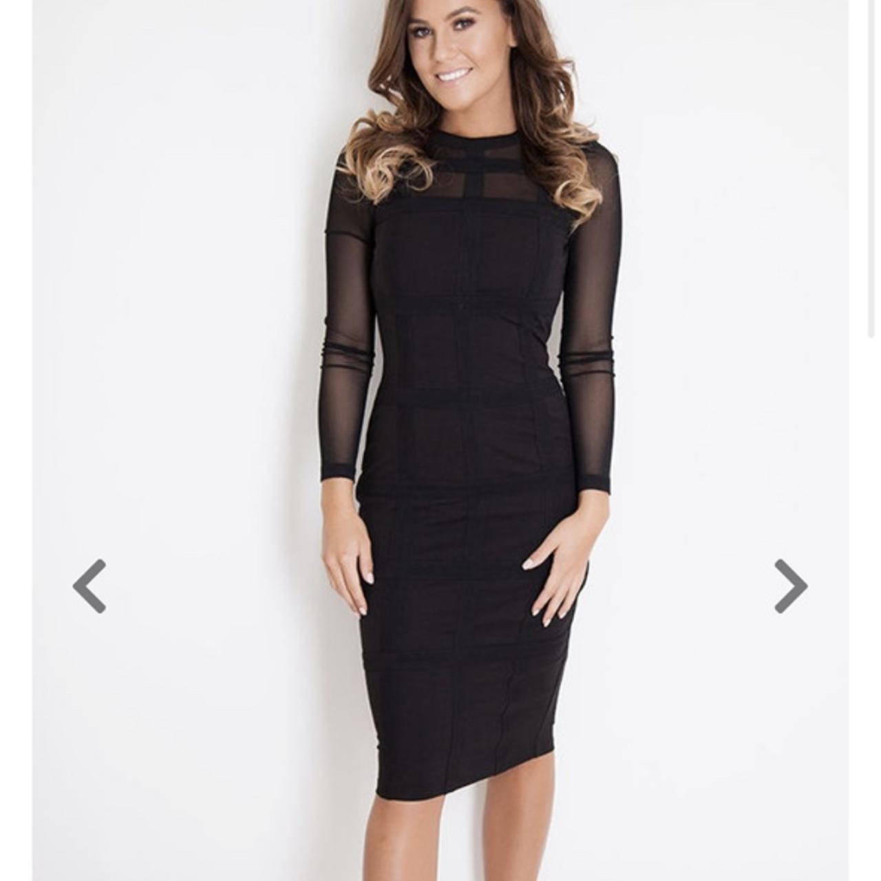 Black dress silkfred sale