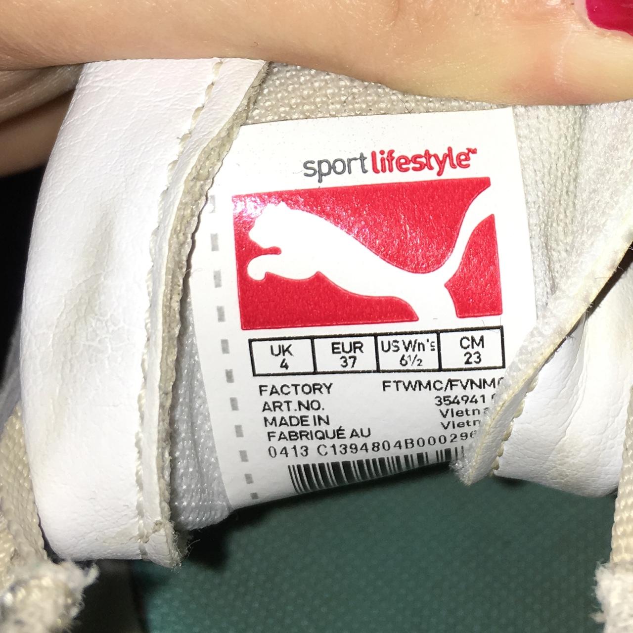 Puma cheer shoes , only worn for one season. Size 6... Depop