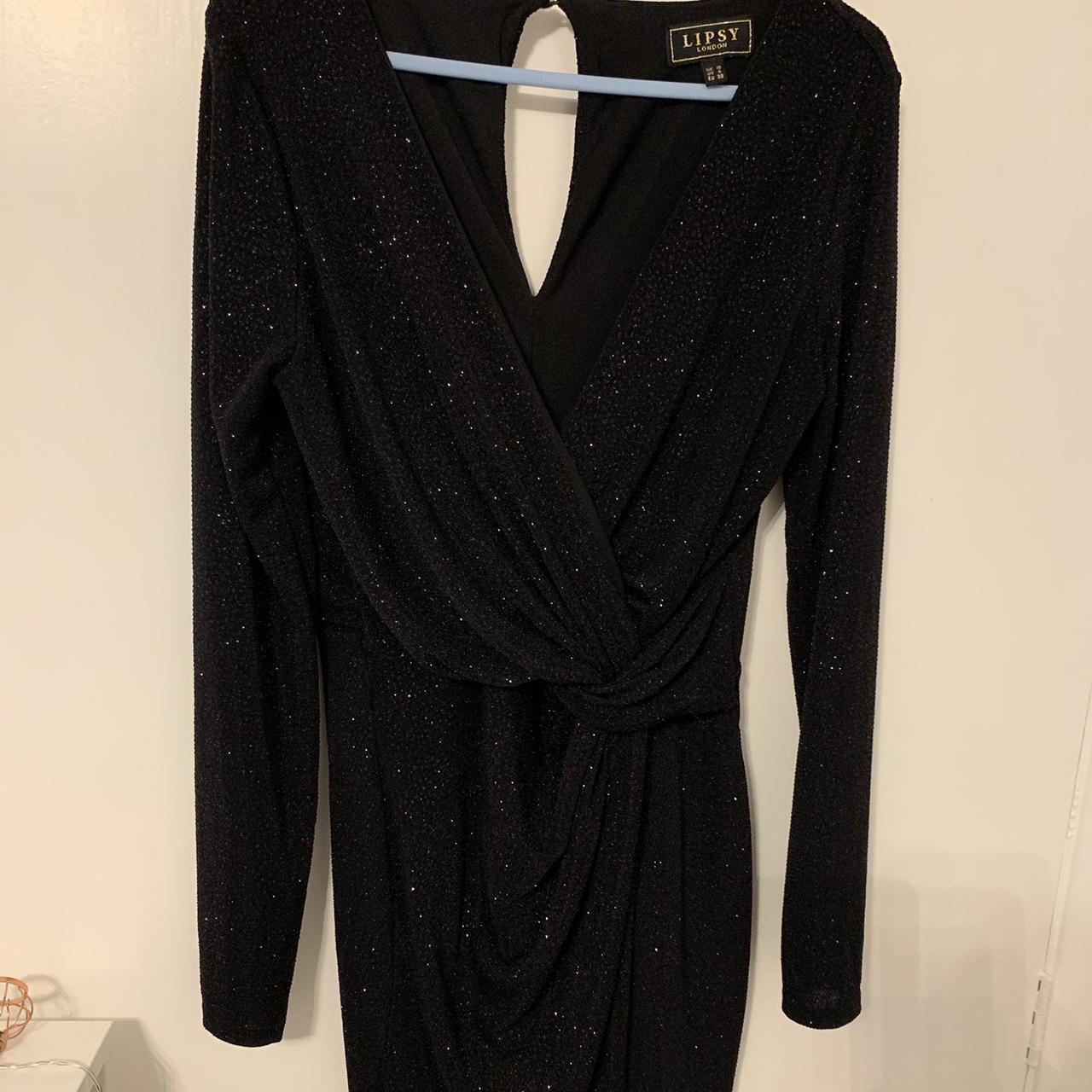 Abbey clancy x lipsy glitter wrap maxi dress best sale