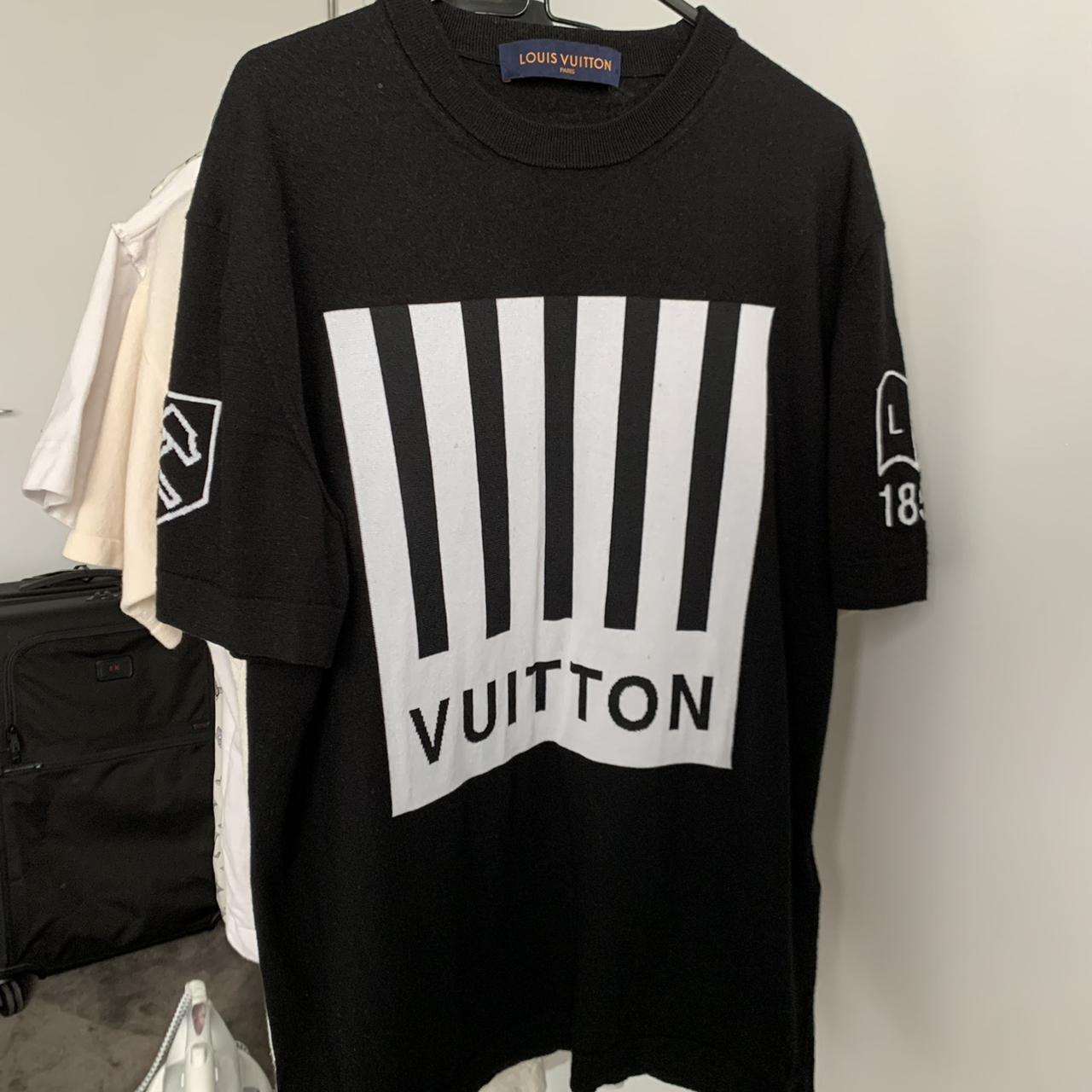 Louis Vuitton T-shirt, Black/Beige/White, S - Laulay Luxury