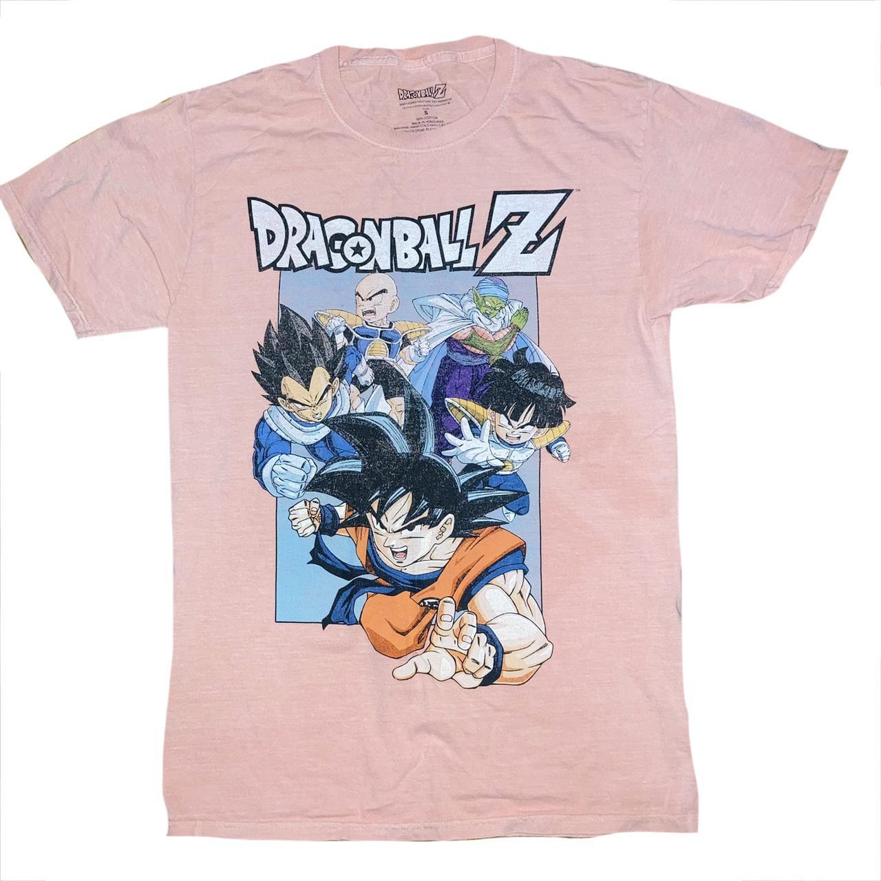 pink dragon ball z shirt