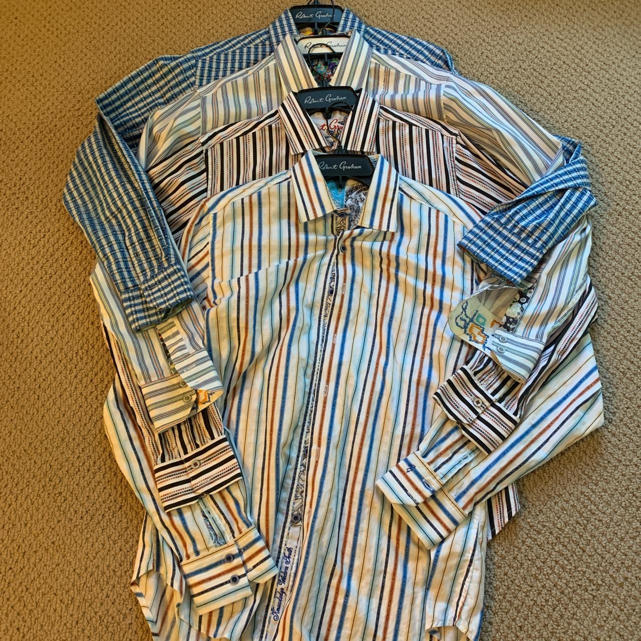 LIKE NEW Robert Graham dress shirts All super unique... - Depop