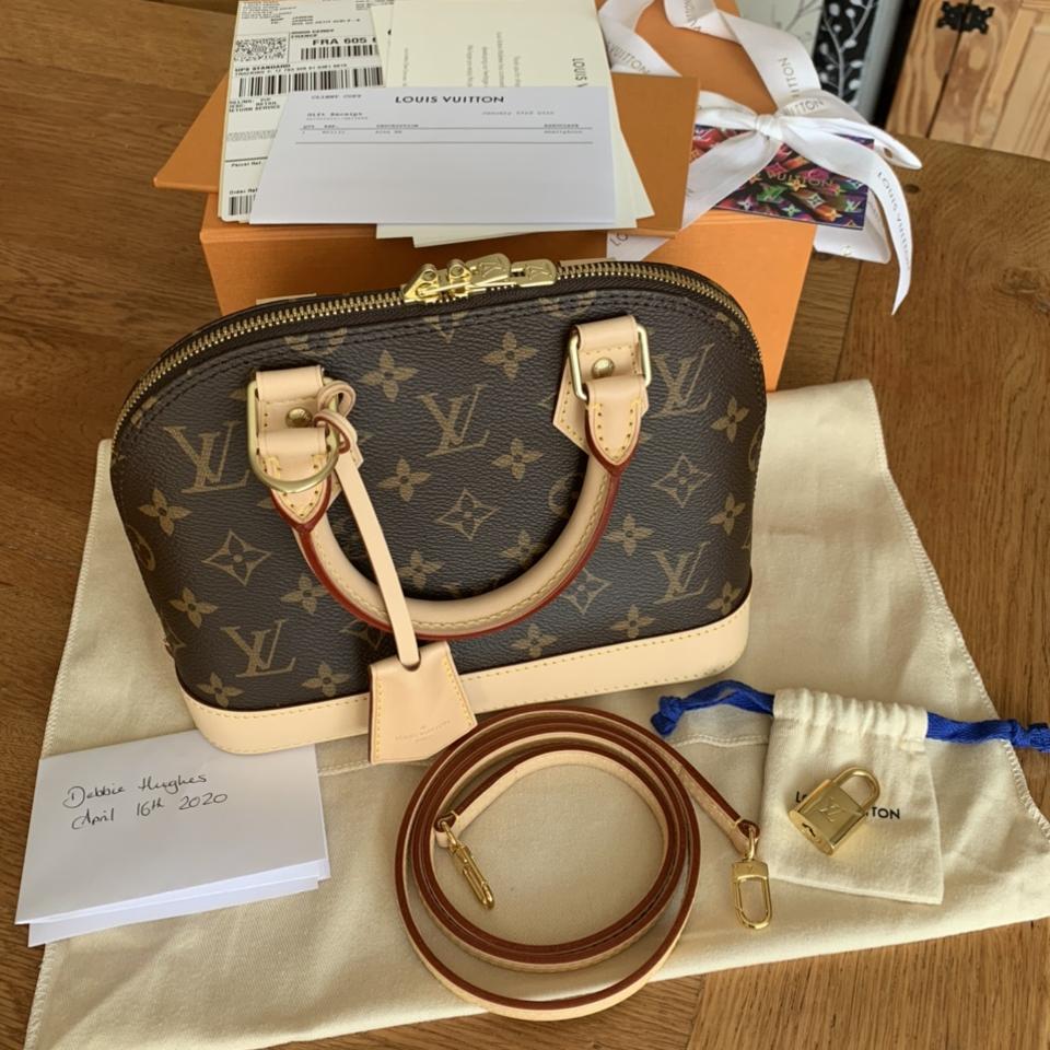 Louis Vuitton Alma BB Pink Another barely used - Depop