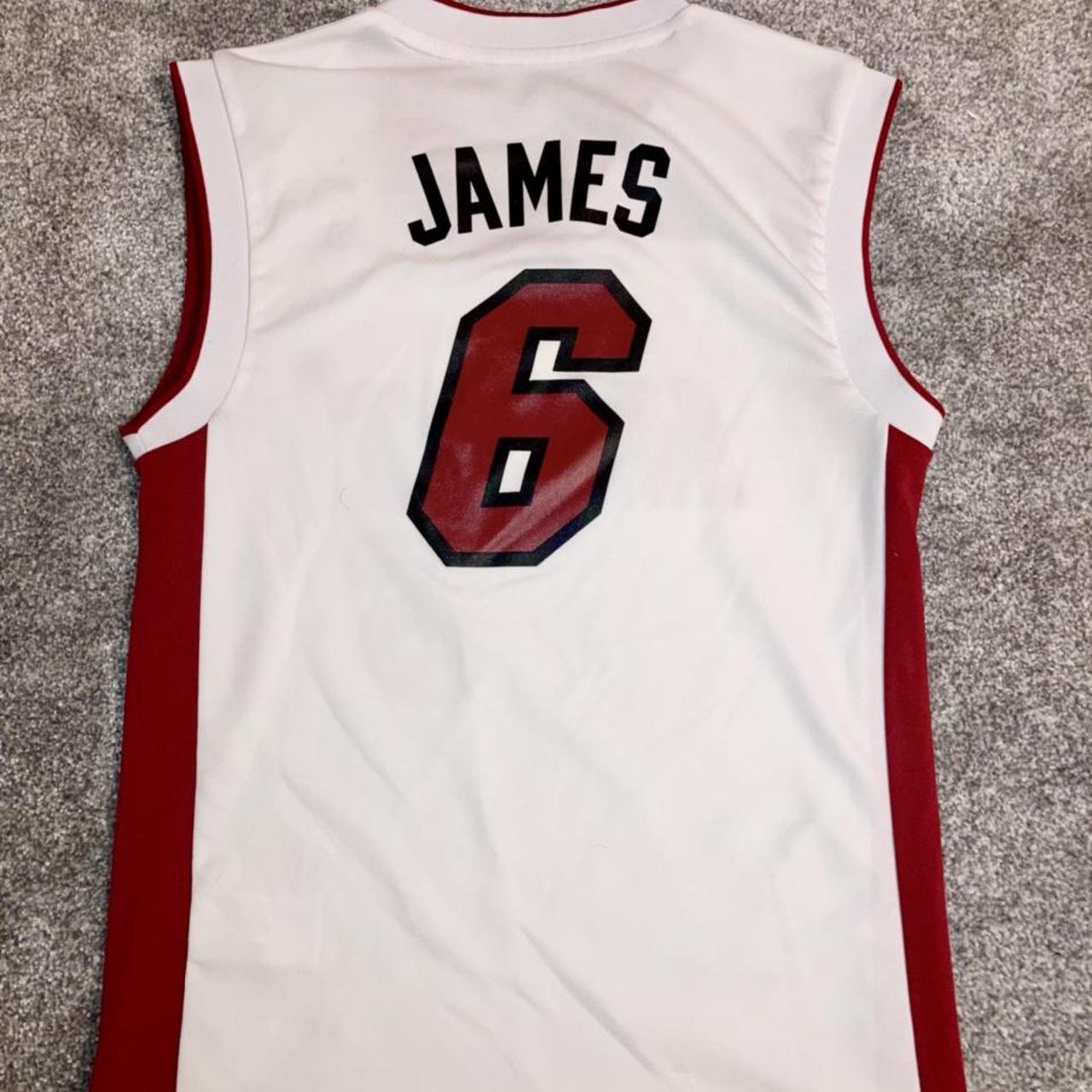 Vintage prime Heat Lebron James jersey 2012, XS,... - Depop