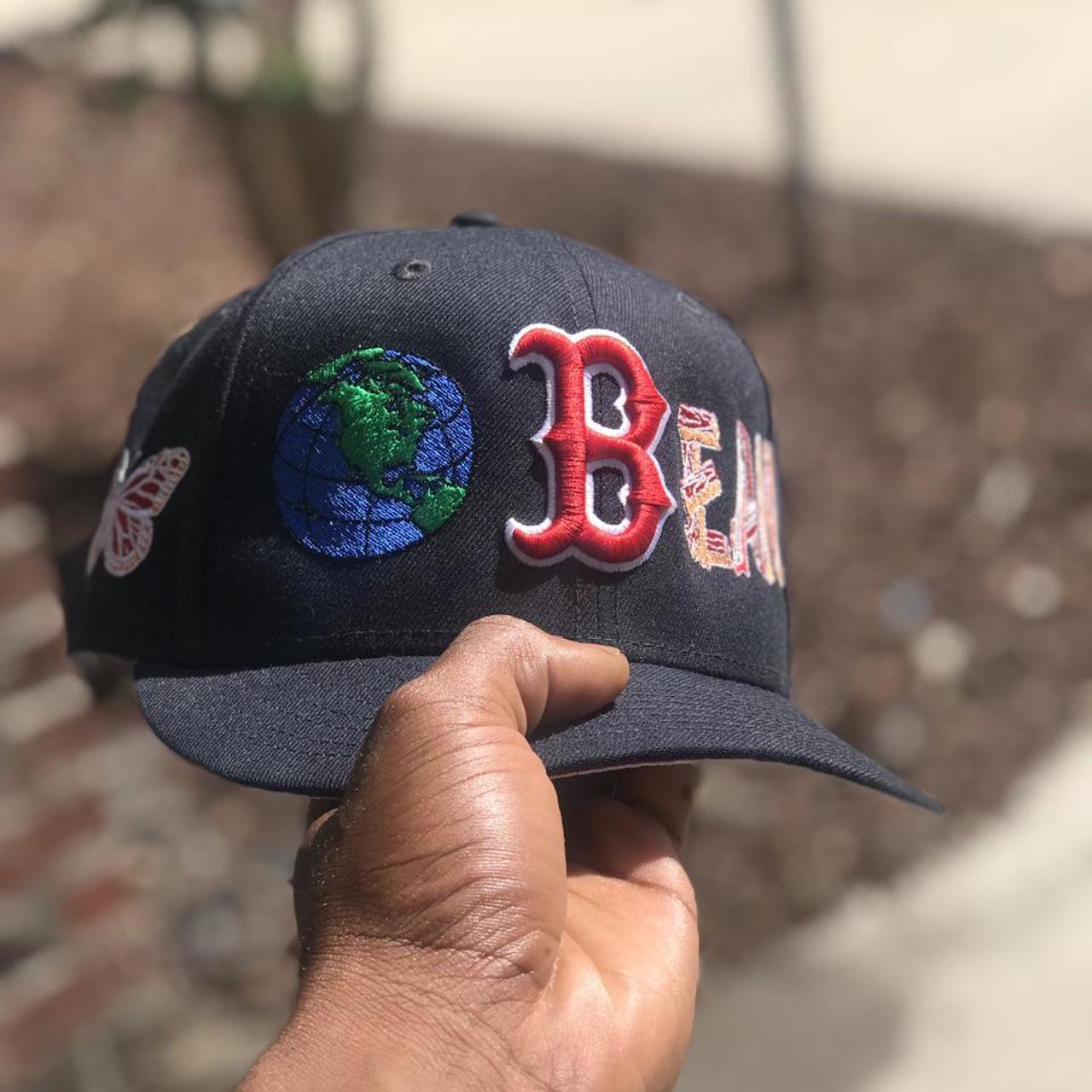 Boston Red Sox fitted hat elemental collection from - Depop