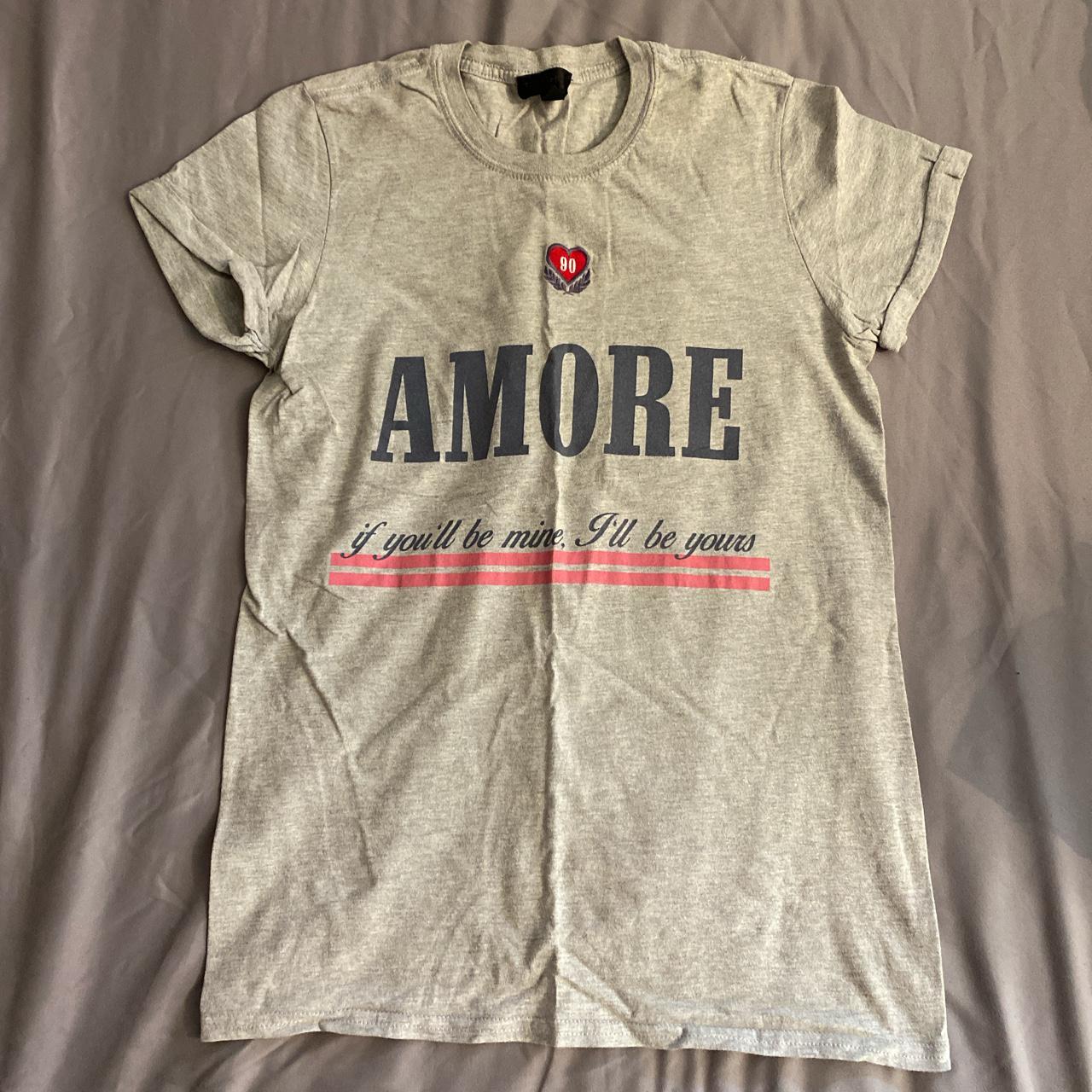 amore t shirt topshop