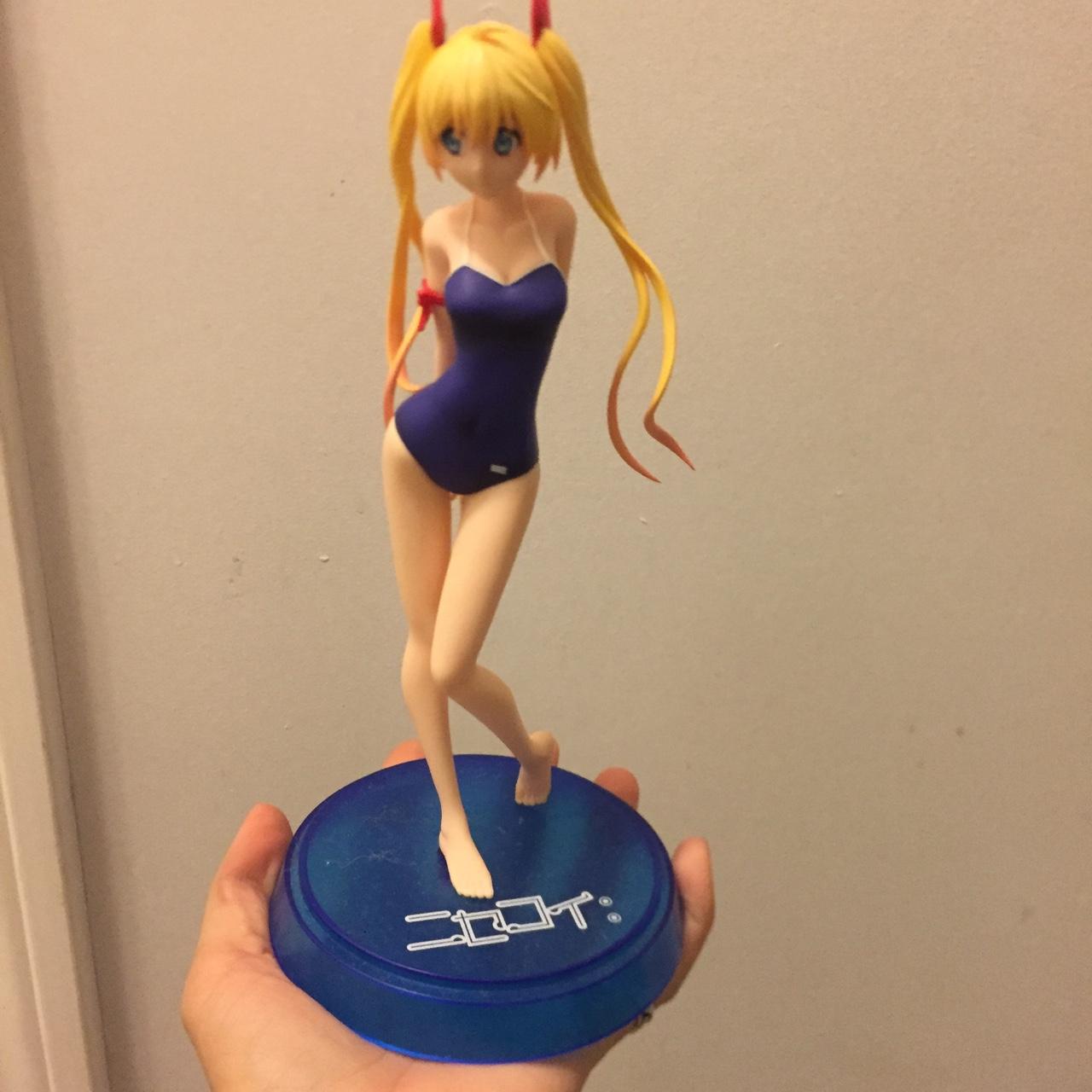 Anime girl figurine, school girl swim suit. Out of... - Depop