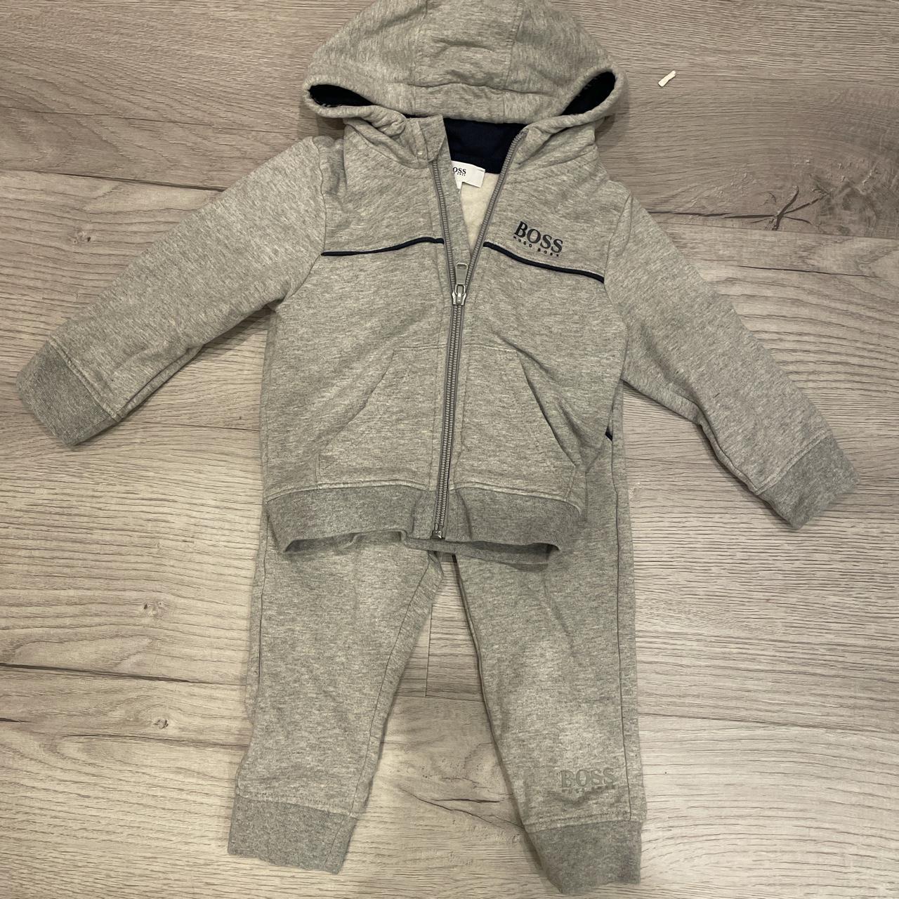 Children's hugo boss outlet tracksuit