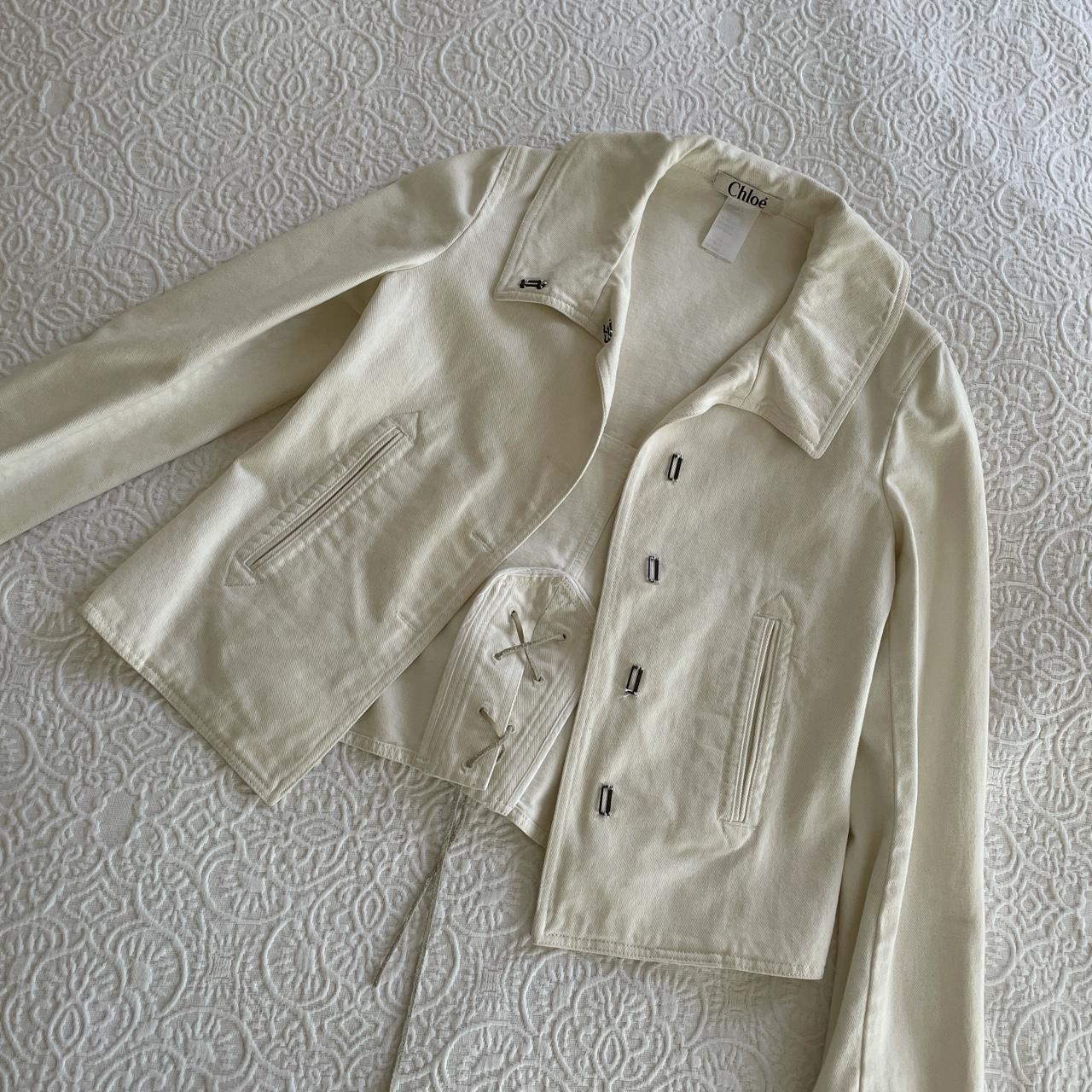 Vintage Chloé jacket with pocket and back corset...