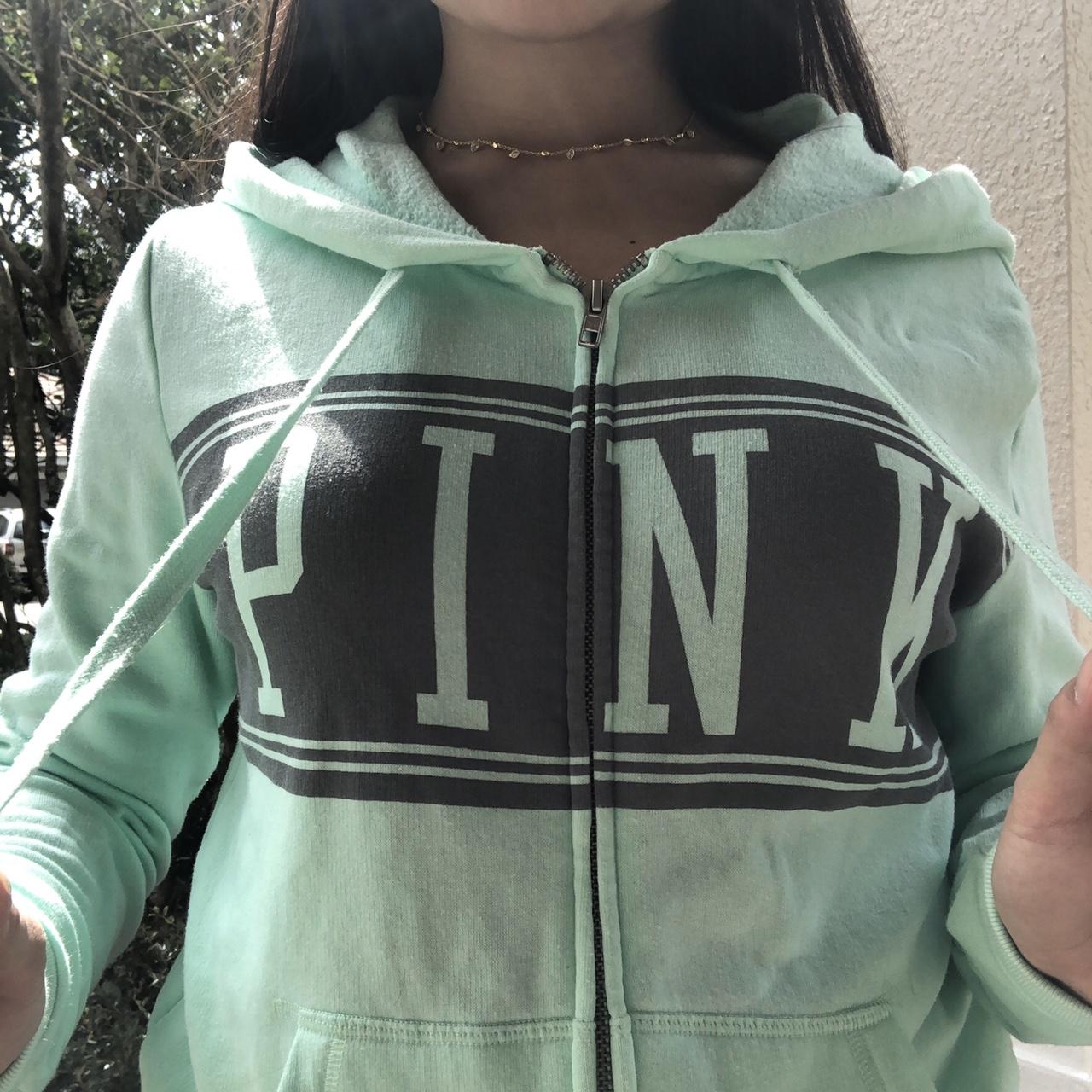 MINT GREEN “PINK” by VICTORIA SECRET ZIP