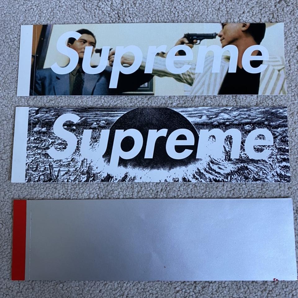 Supreme nas outlet sticker