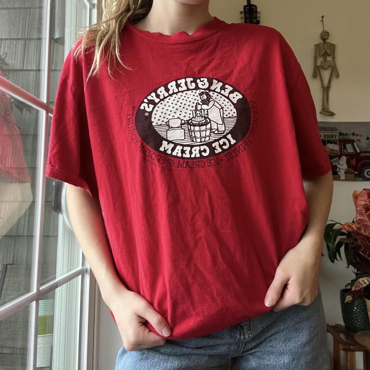 Urban Outfitters Men's Red Tshirt Depop