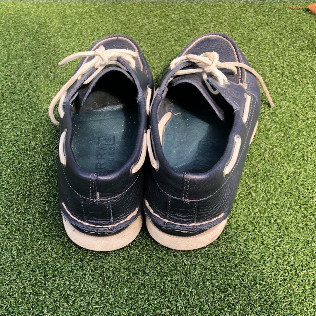 sperry black patent leather loafers
