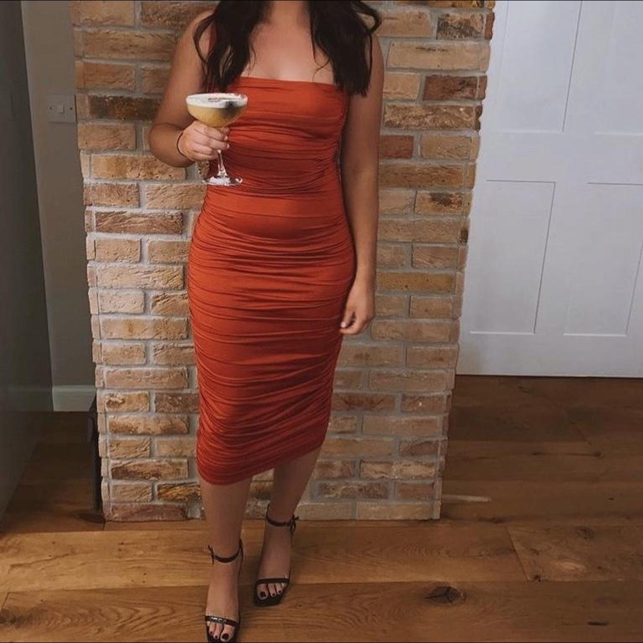 Oh Polly Bodycon Midi Dress Size Depop