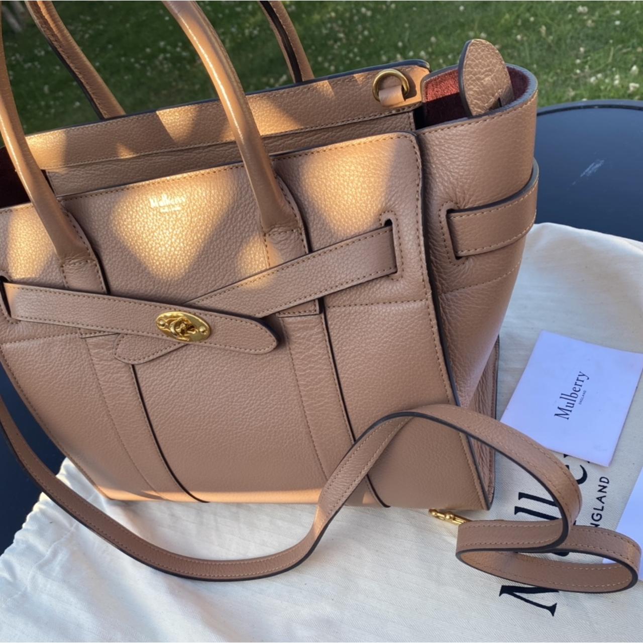 Mulberry Small New Bayswater In Rosewater Mulberry Small Zipped