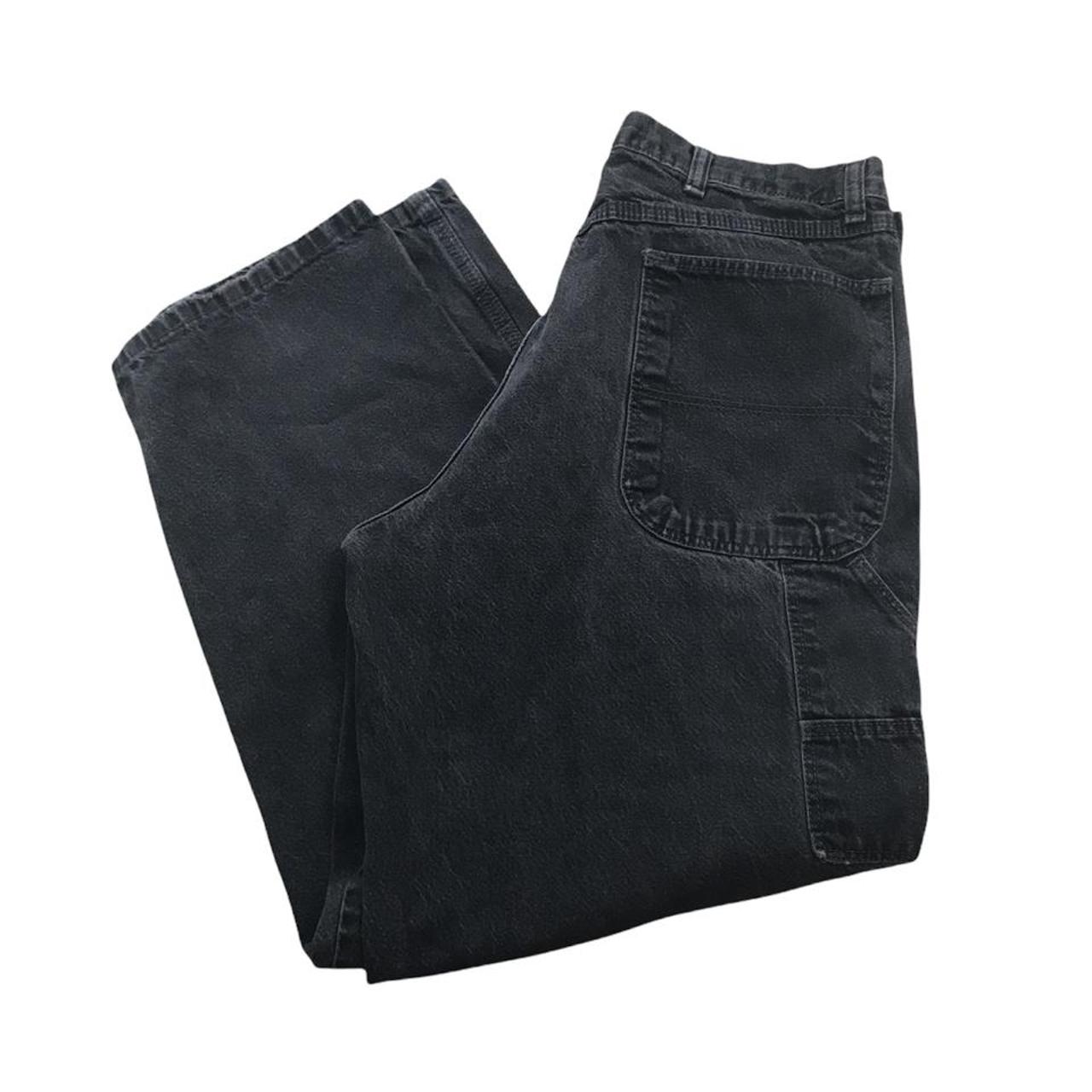 Product Image 1 - Wrangler Cargo Pants Black 

-