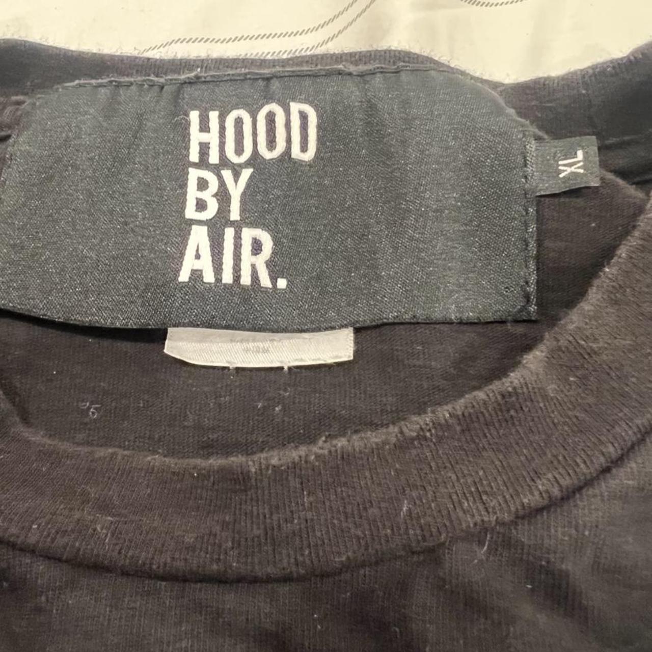 Hood By Air Men's Black and White T-shirt (3)
