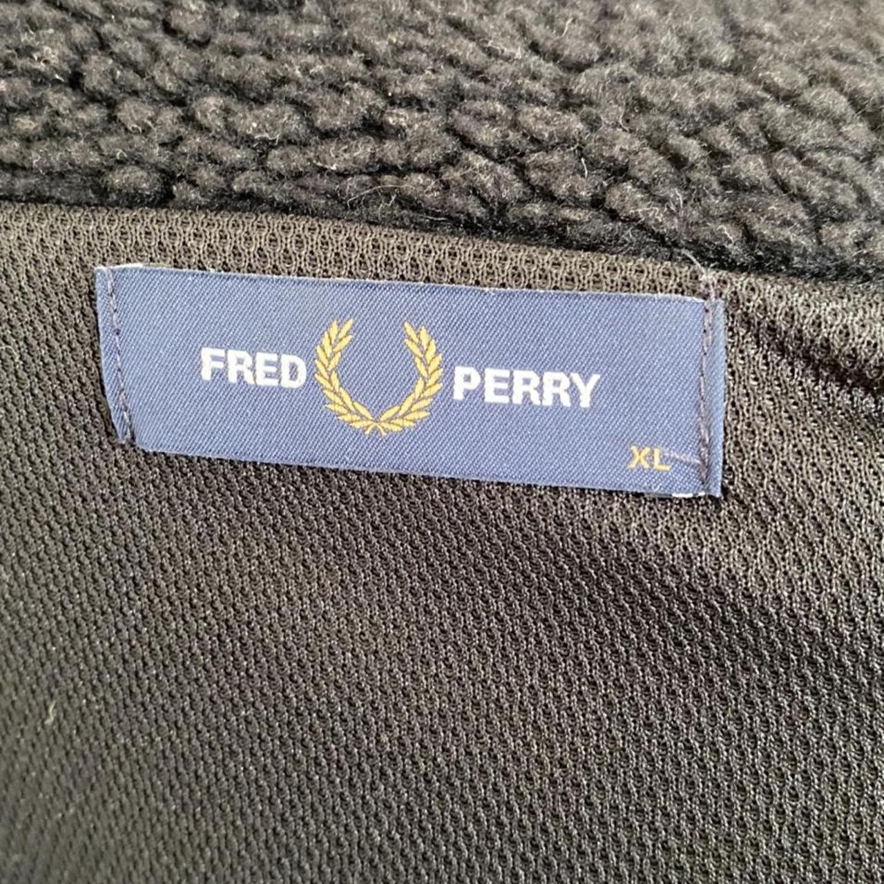 Fred Perry black fleece. Barely worn and in perfect... - Depop