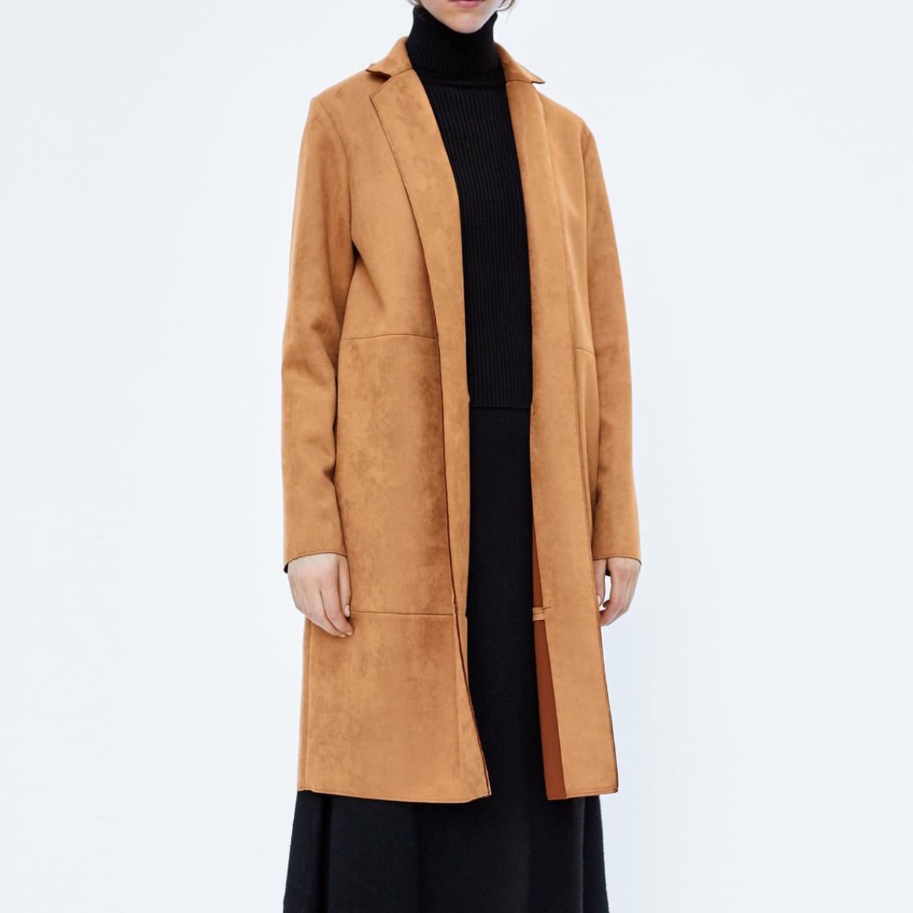 Faux suede hotsell puffer jacket zara