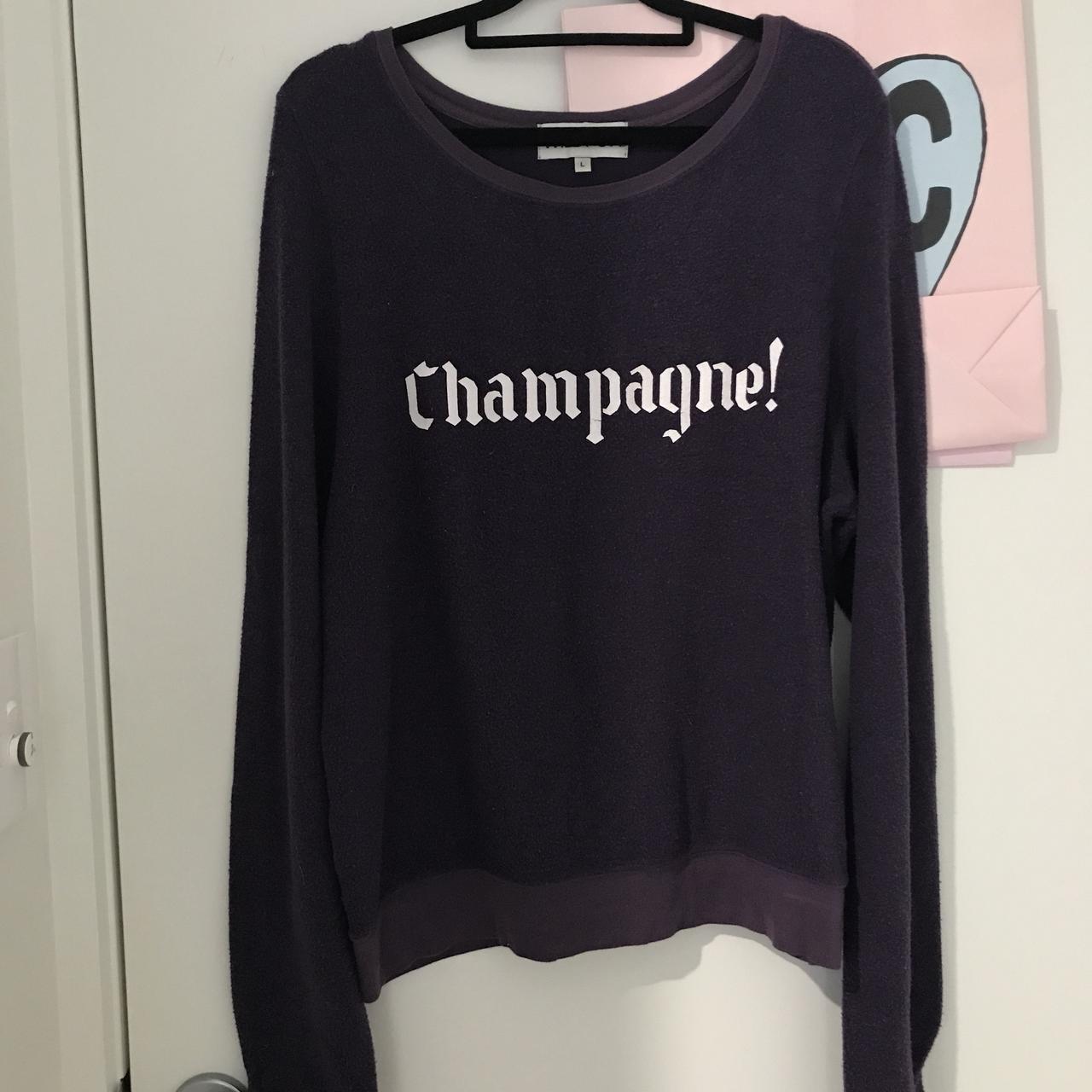 Wildfox store champagne sweatshirt