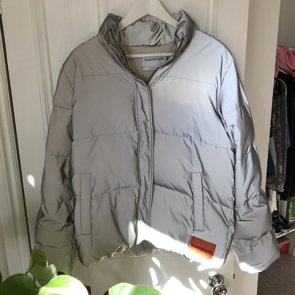 calvin klein jacket reflective