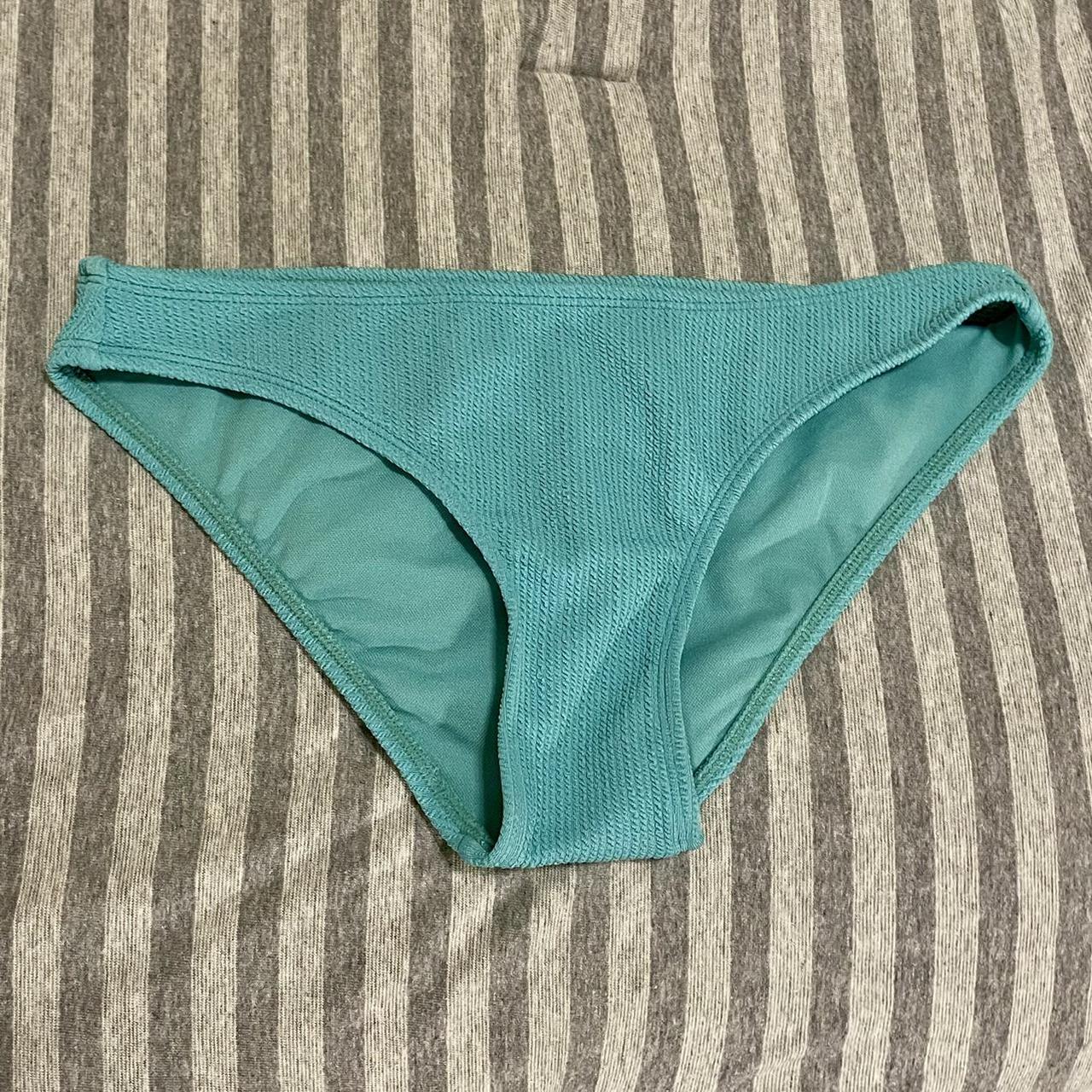 Teal bathing suit bottoms!! Size small from... - Depop