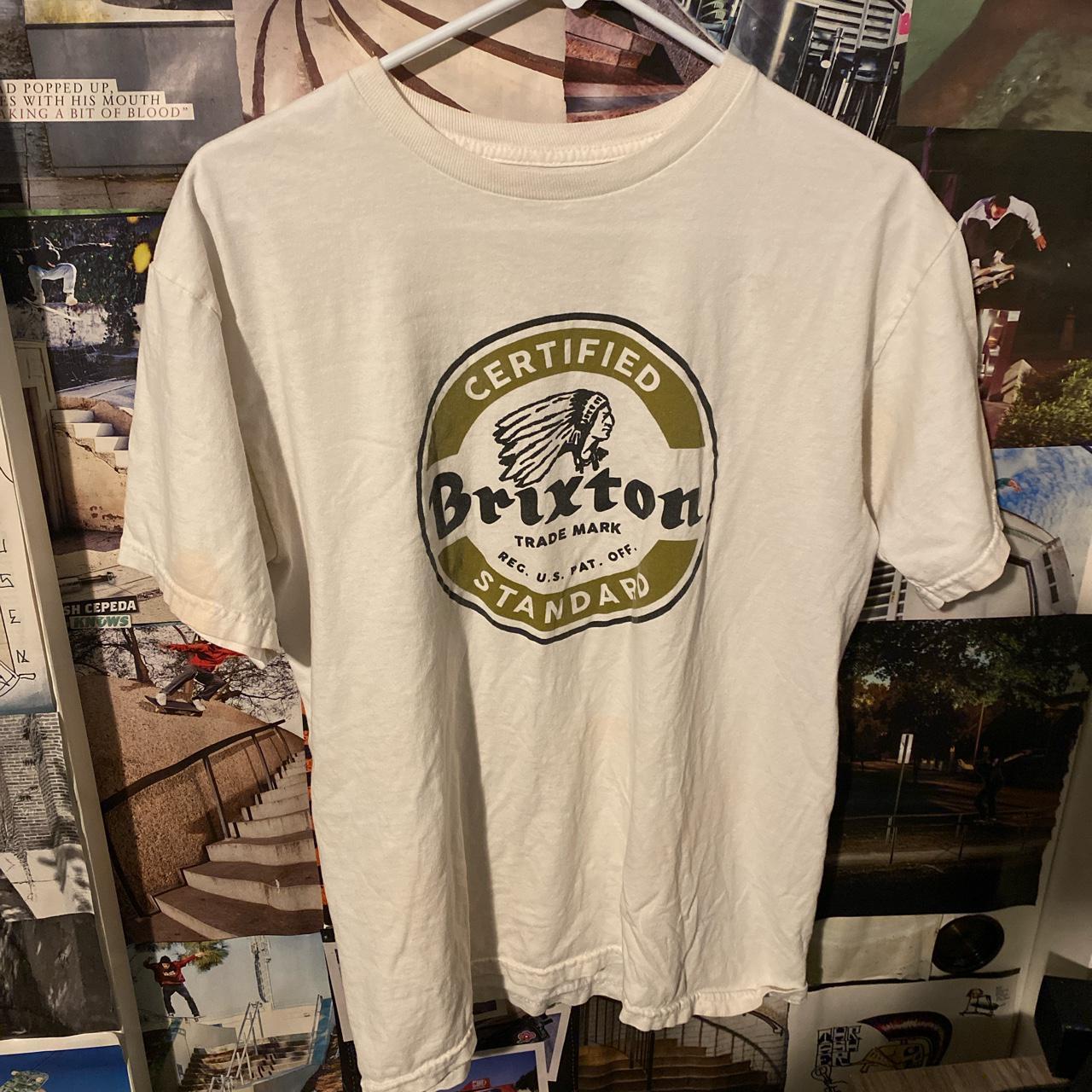 Brixton Men's White T-shirt
