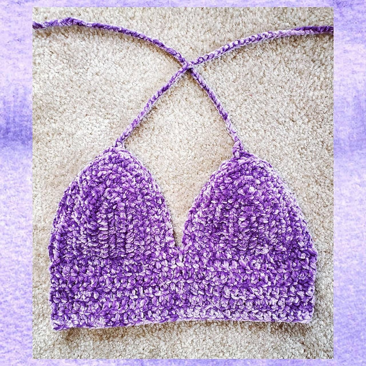 Women's Purple Crop-top (2)