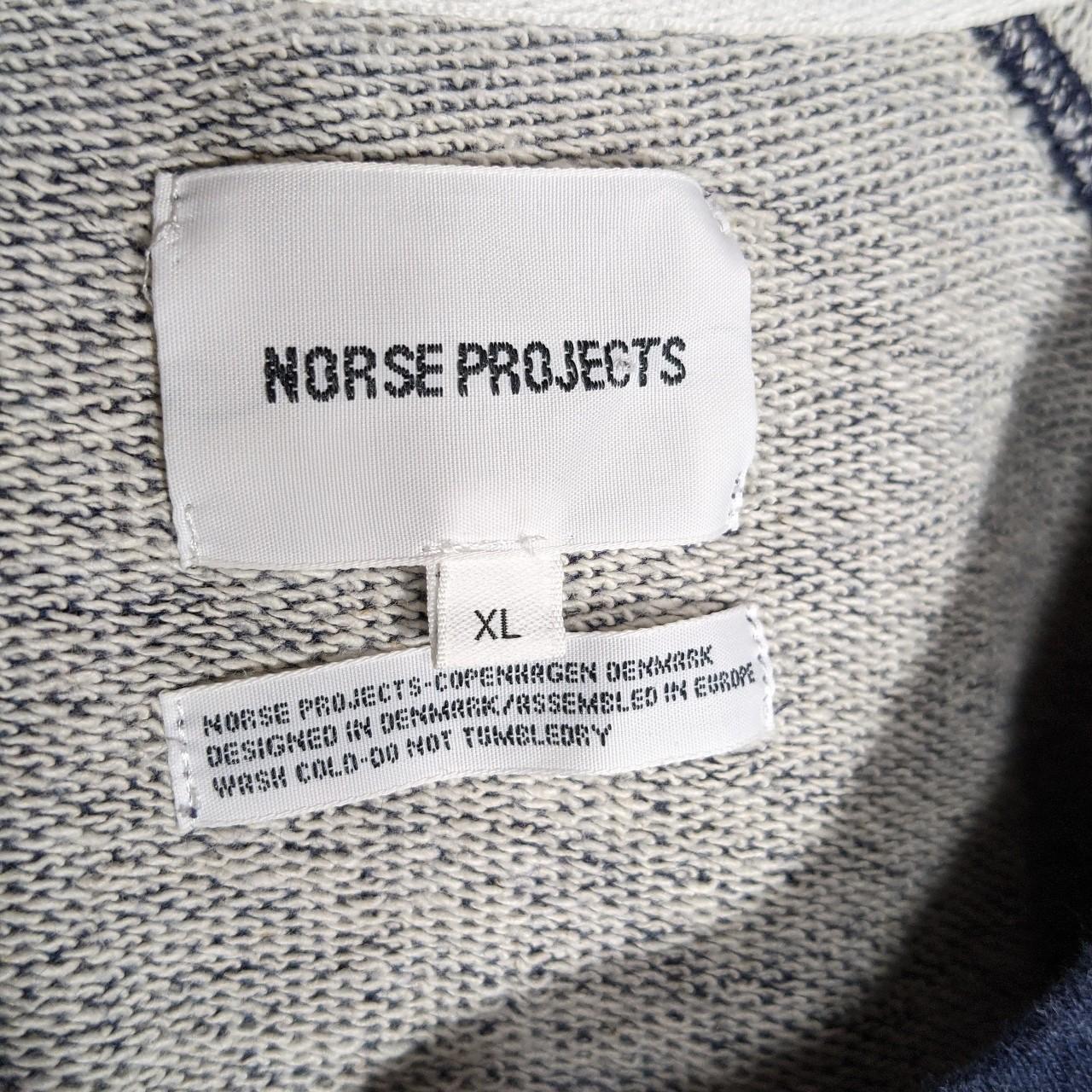 Norse Projects Men's Navy and Blue Sweatshirt (2)