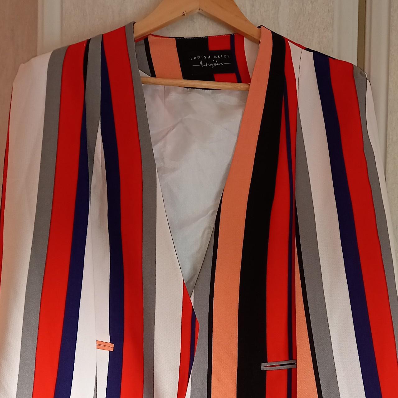 stripe cape blazer lavish alice, €40,