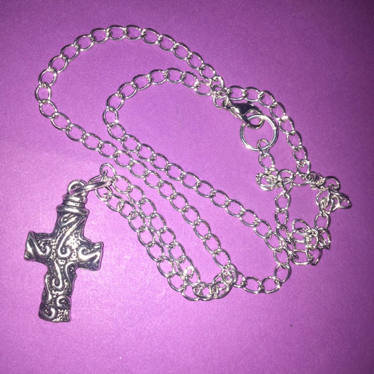 CELTIC STYLE CROSS PENDANT Necklace Depop   P0 