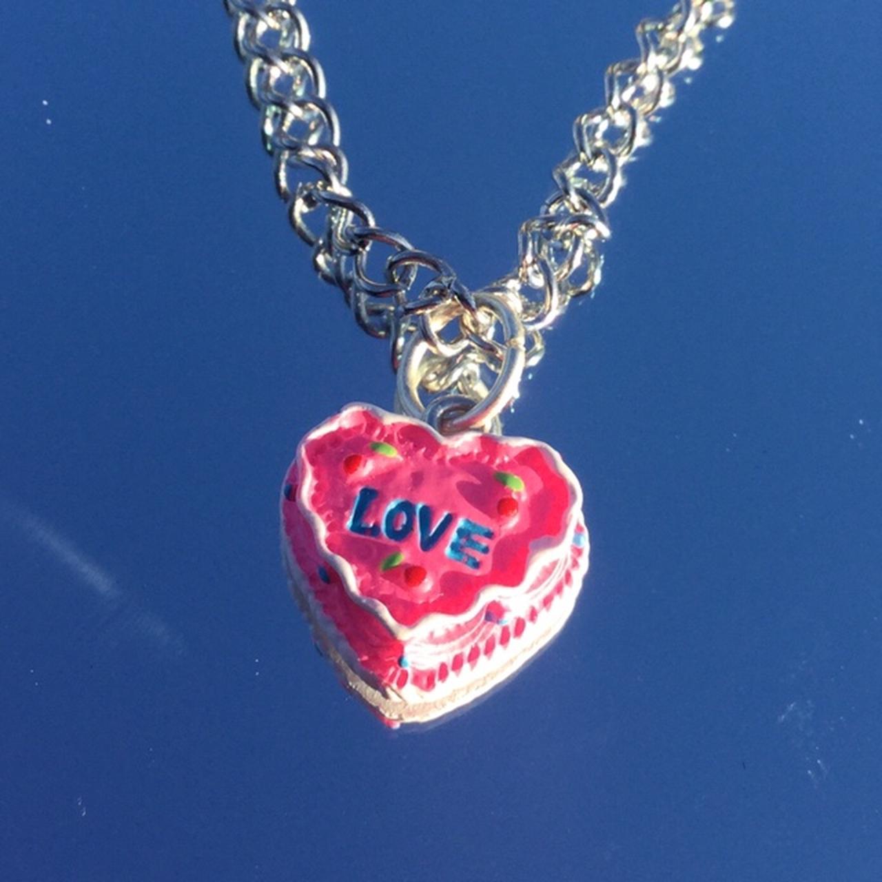 🧁LOVE CAKE PENDANT🧁 📏Necklace Length 16“📏 🍭Will... Depop