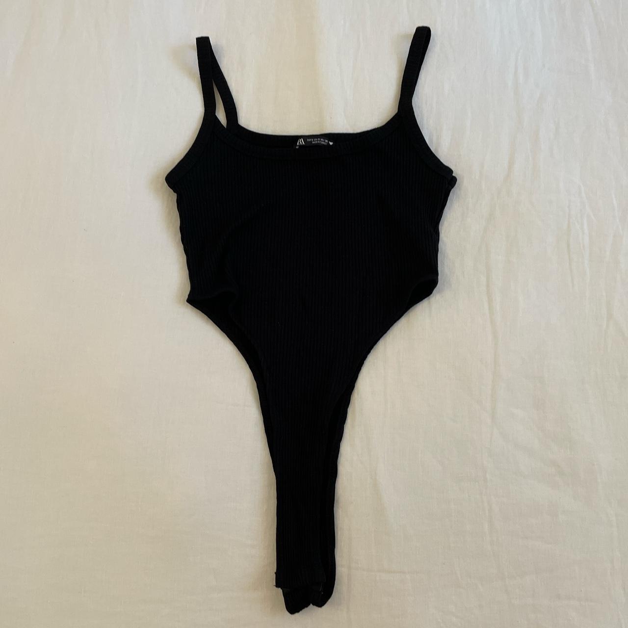 Zara Ribbed Bodysuit New without tags! zara... Depop