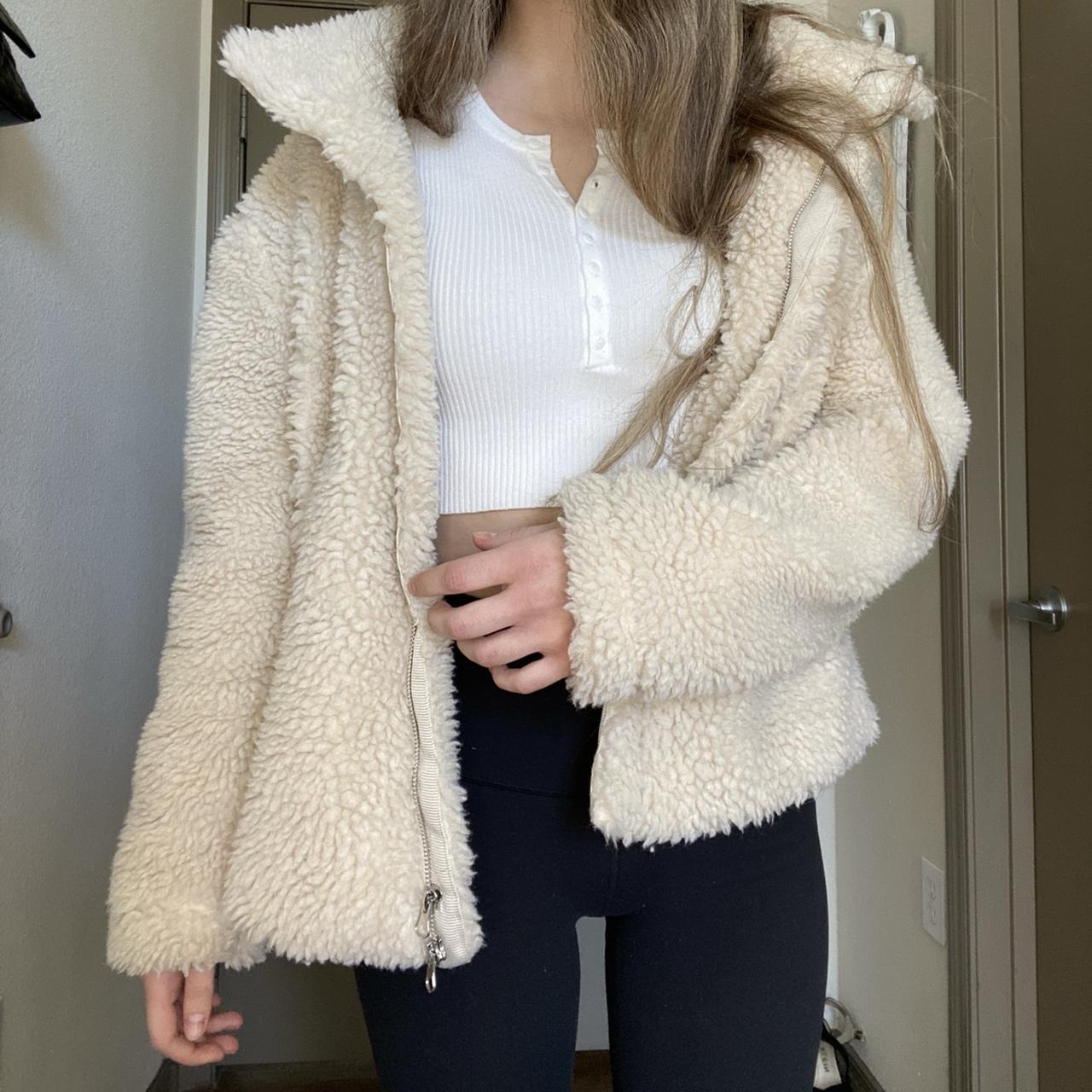 PacSun Women's Tan and Cream Jacket