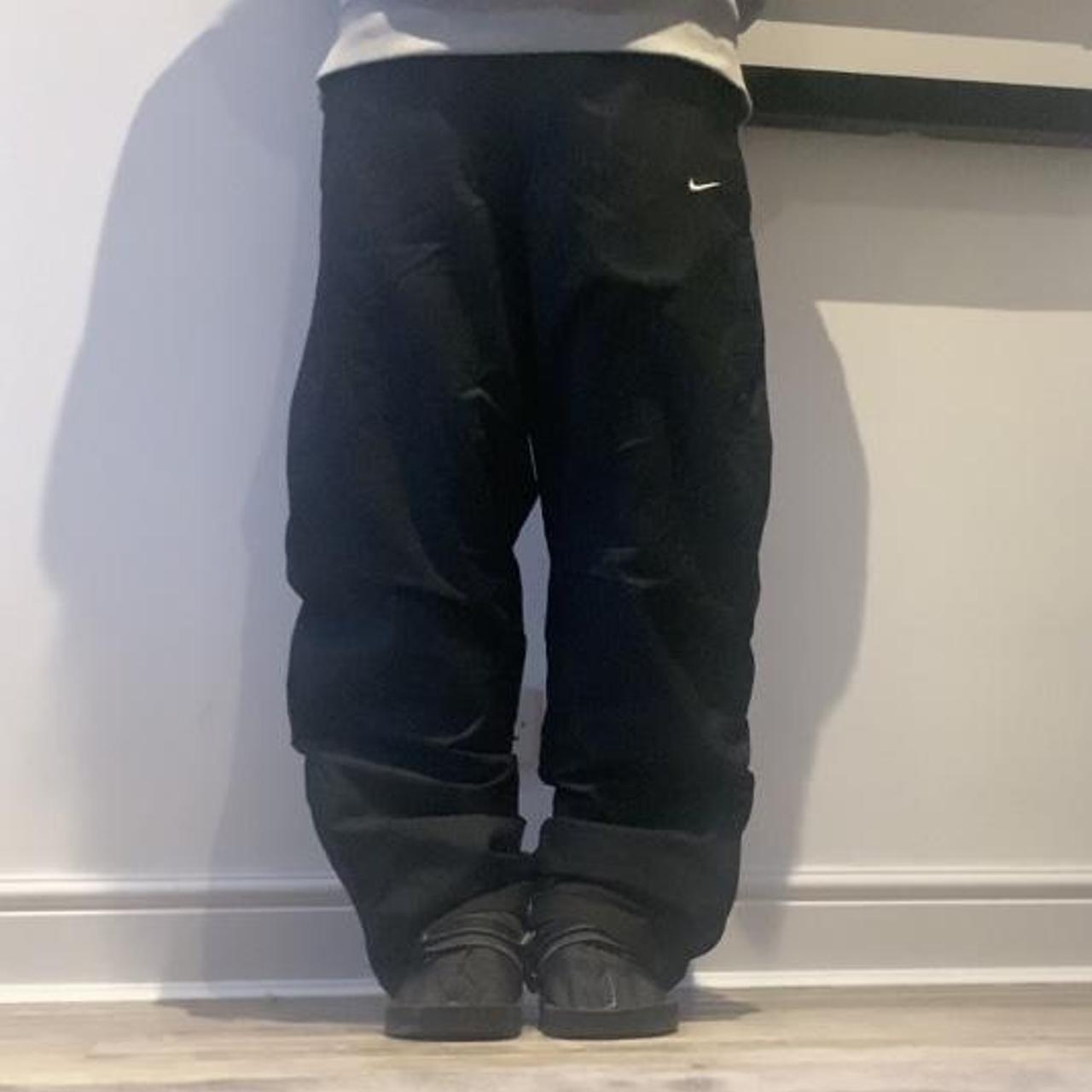 baggy nike trackpants parachute pants technical... Depop