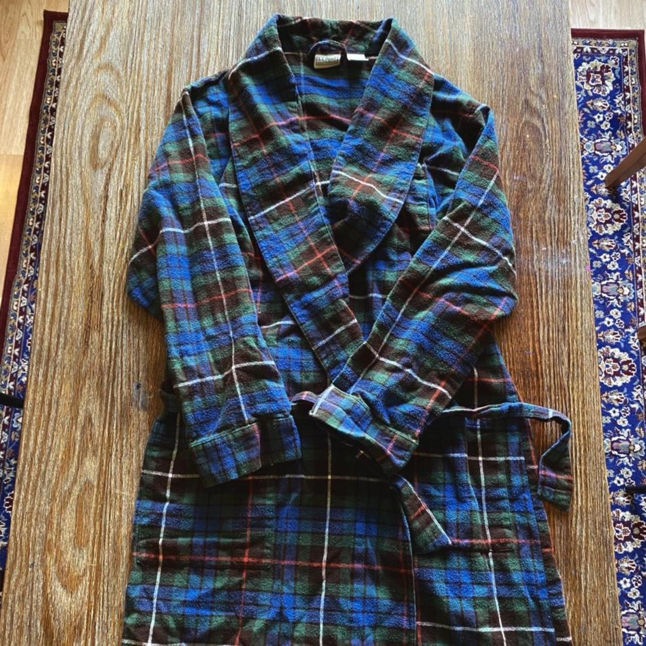 L. L. Bean flannel robe! I never really worn it, so... - Depop